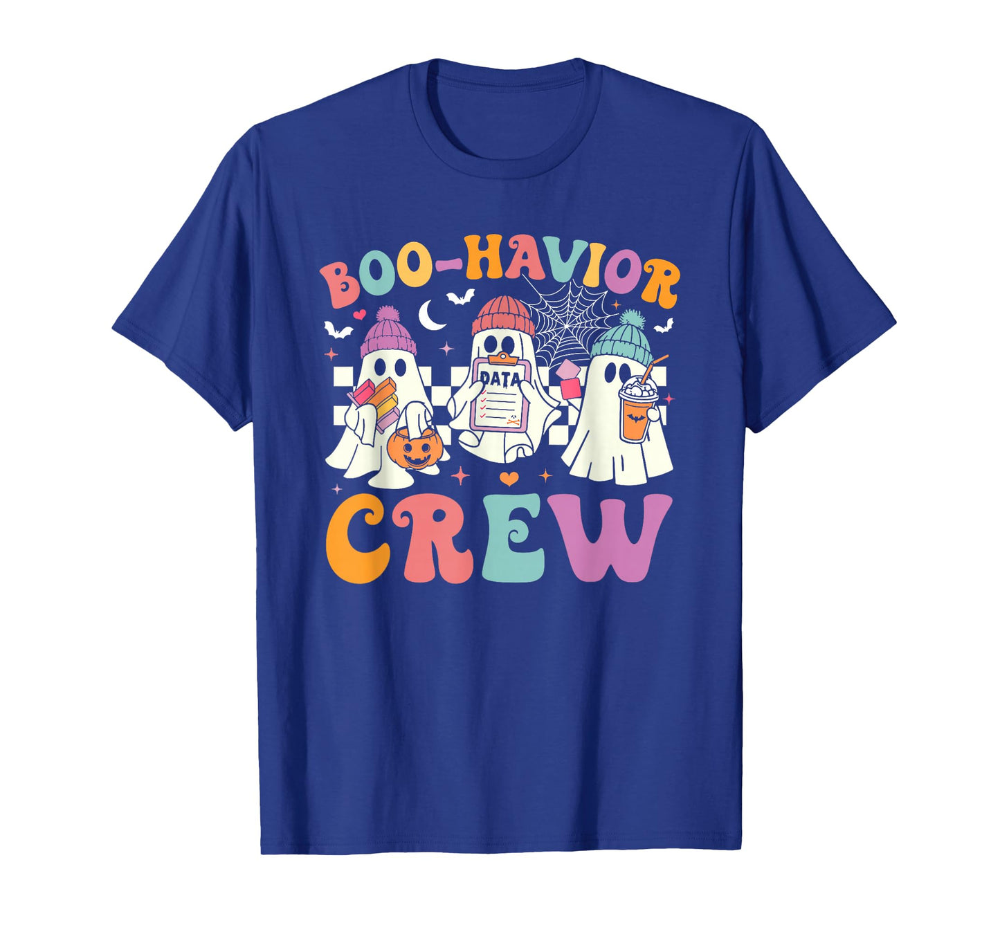 Retro Boo-Havior Crew Behavior Analyst Halloween ABA RBT T-Shirt