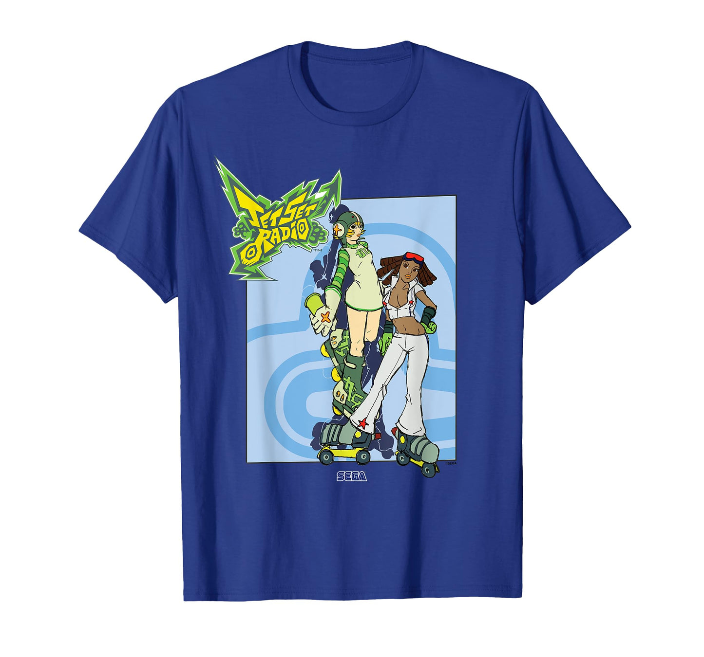 Jet Set Radio duo Gum, Piranha SEGA Dreamcast video game T-Shirt