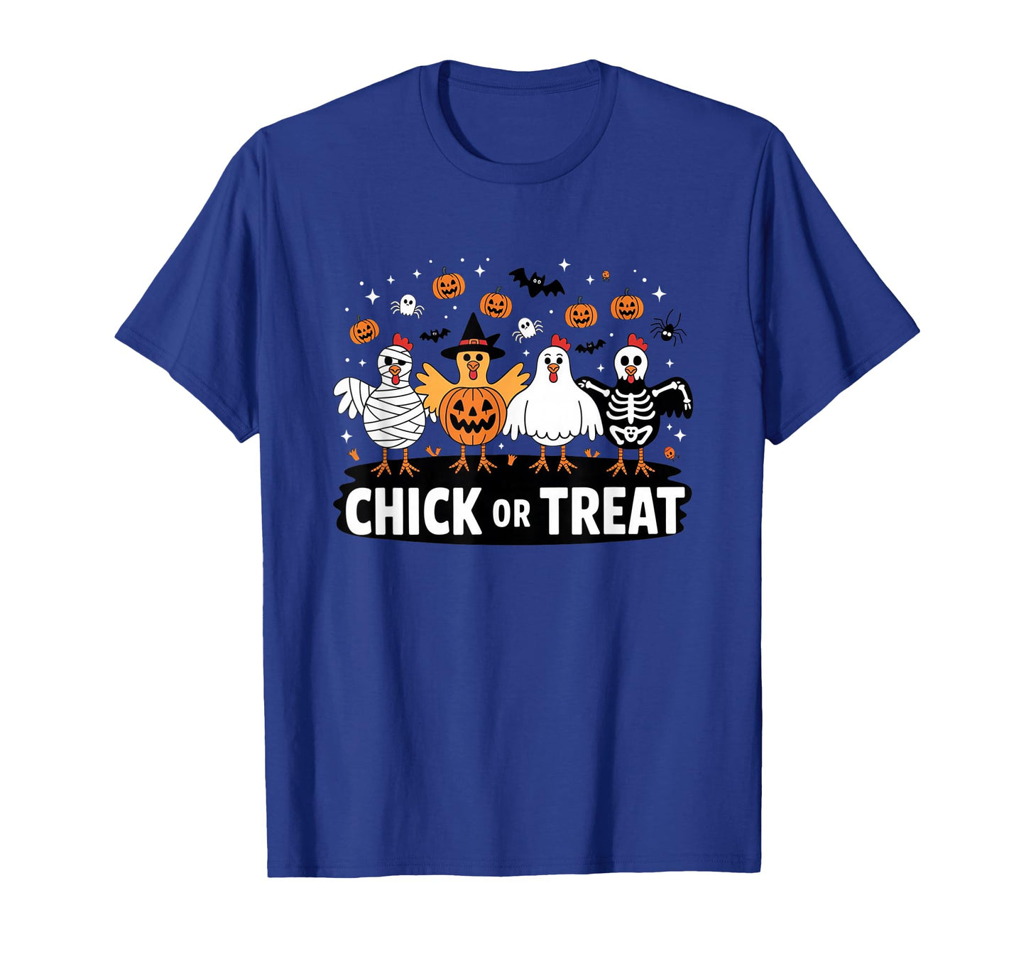 Funny Chicken Chick or Treat Halloween Pun T-Shirt