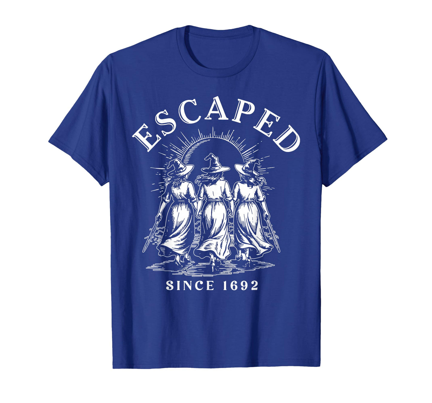 Halloween Escaped Since 1692 Salem Witch Feminist Women T-Shirt