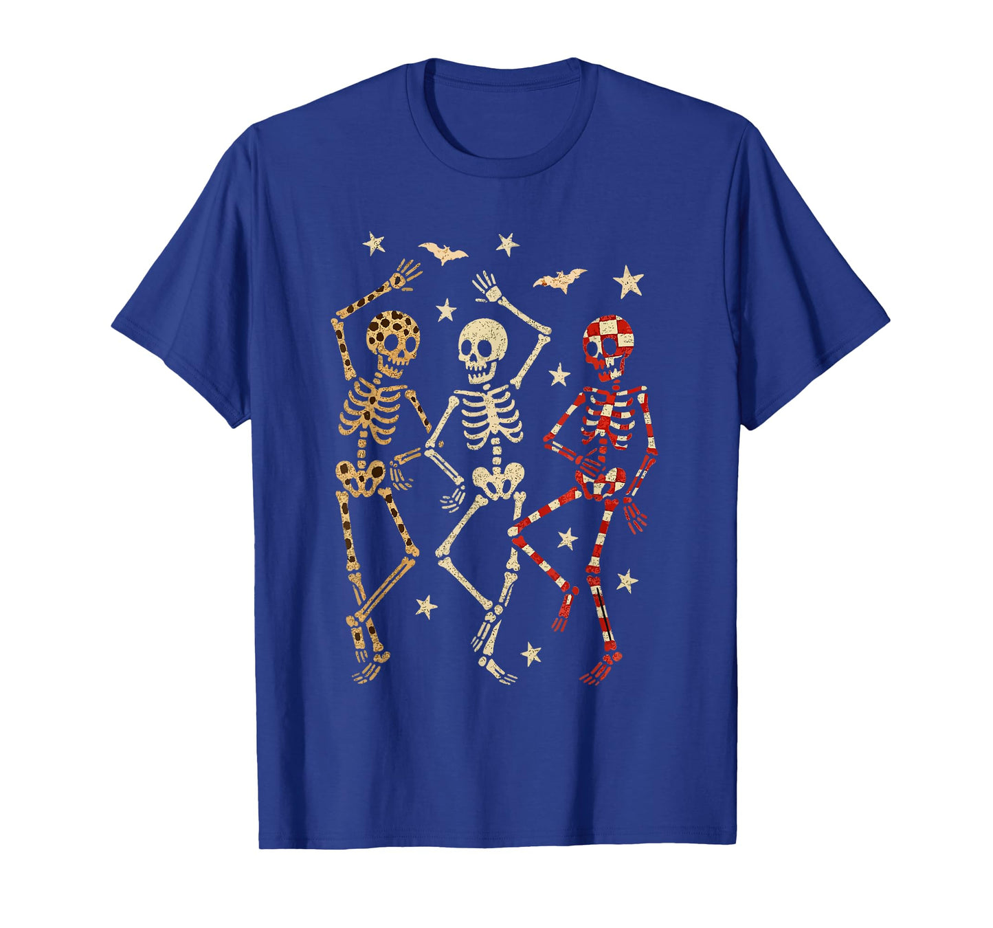 Funny Halloween Spooky Bones Skull Dancing Gift Skeleton T-Shirt