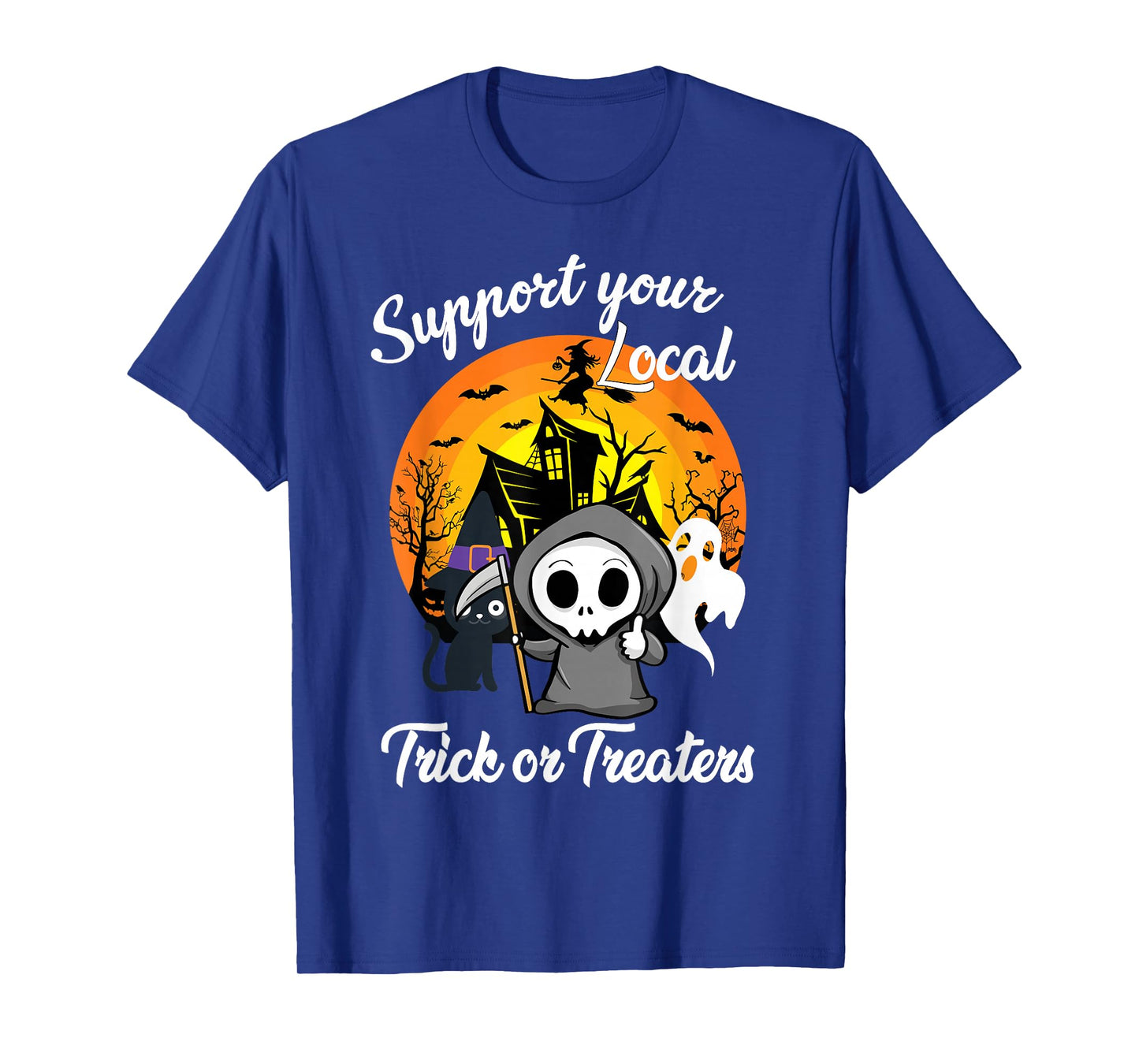 Halloween Vintage - Trick or Treat Ghost Witch Spooky Season T-Shirt