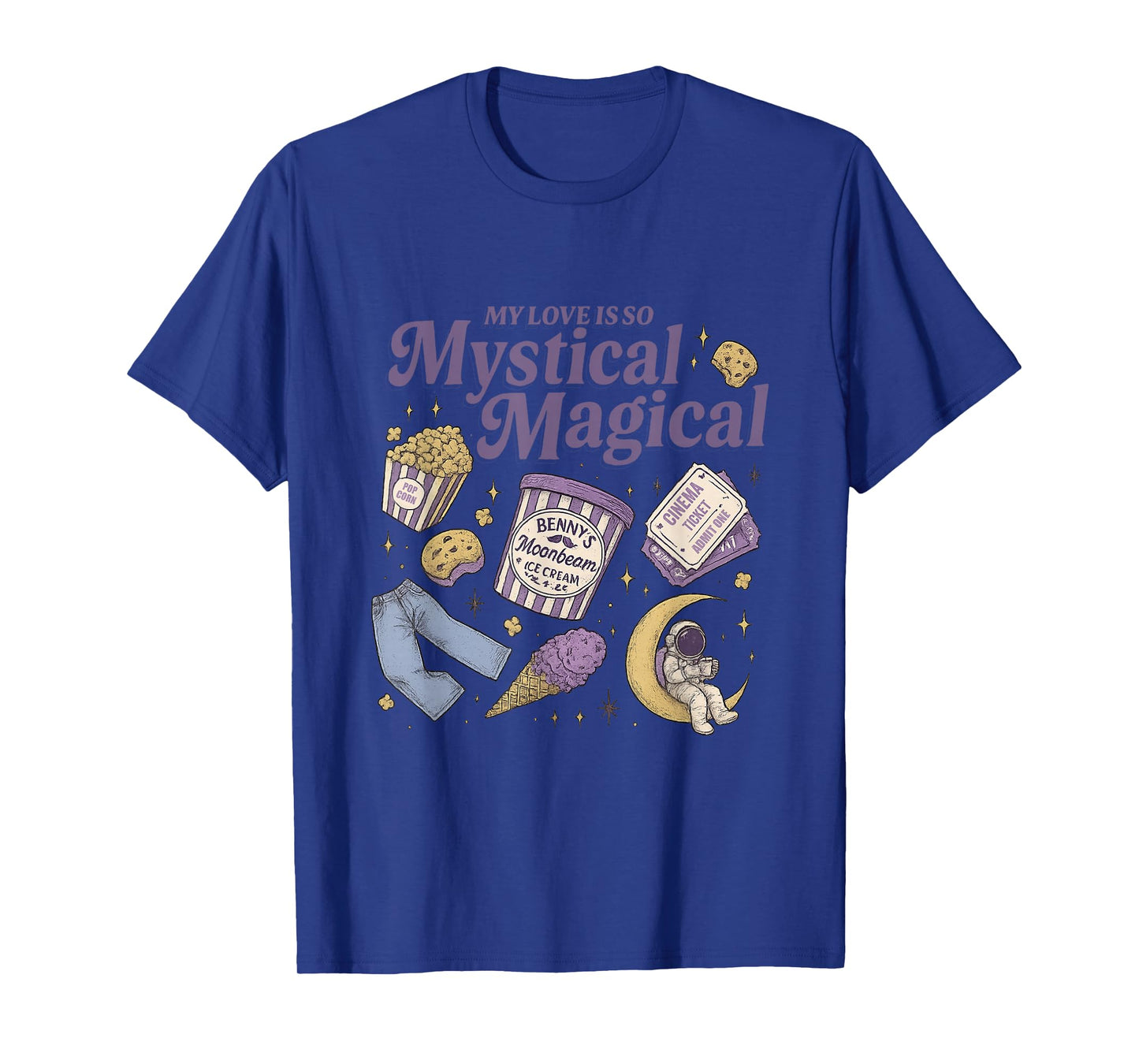 My Love is So Mystical Magical, Vintage Moonbeam Ice Cream T-Shirt