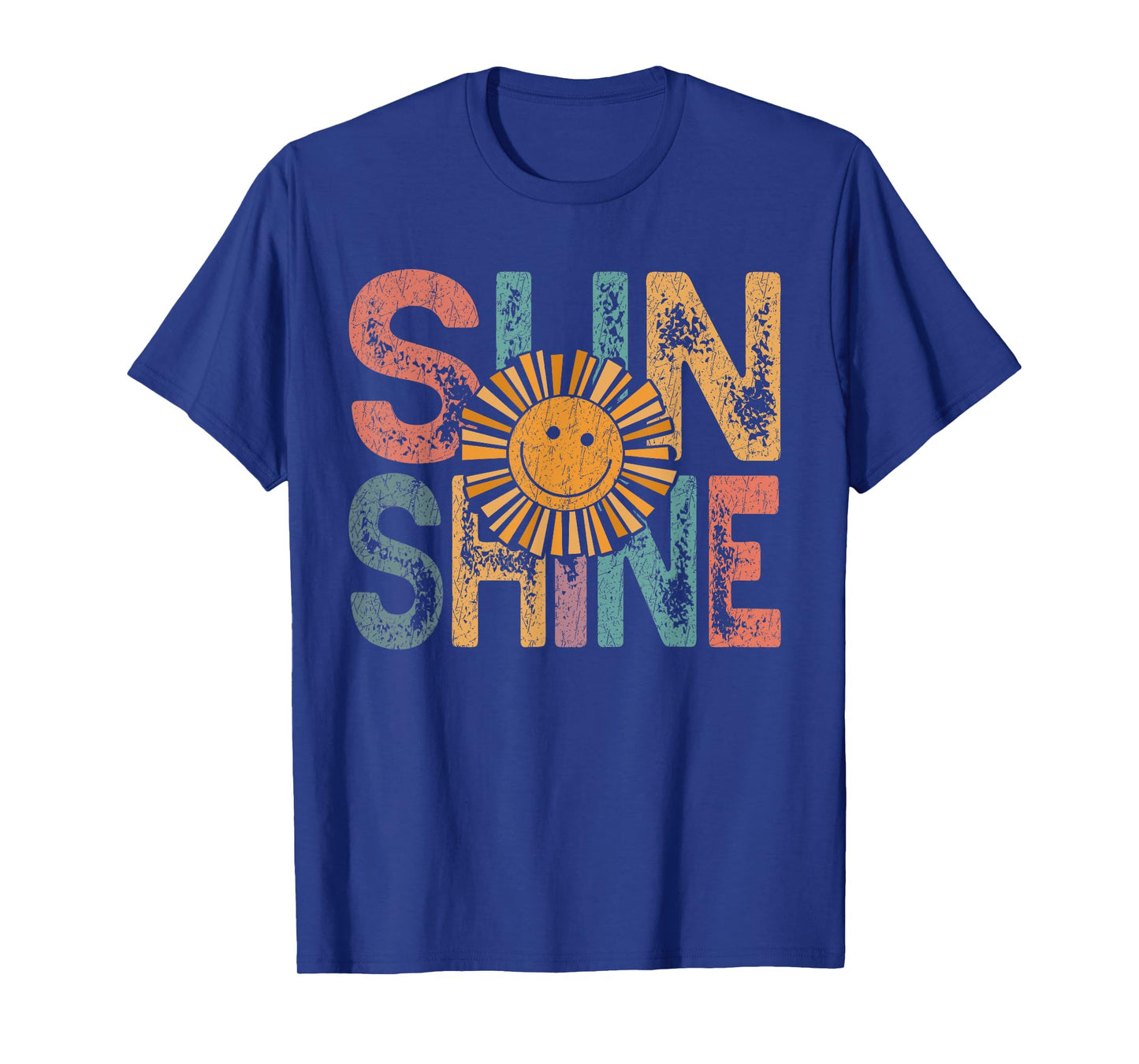 Retro Sunshine Hello Summer Vacation Sunshine Beach Vacation T-Shirt
