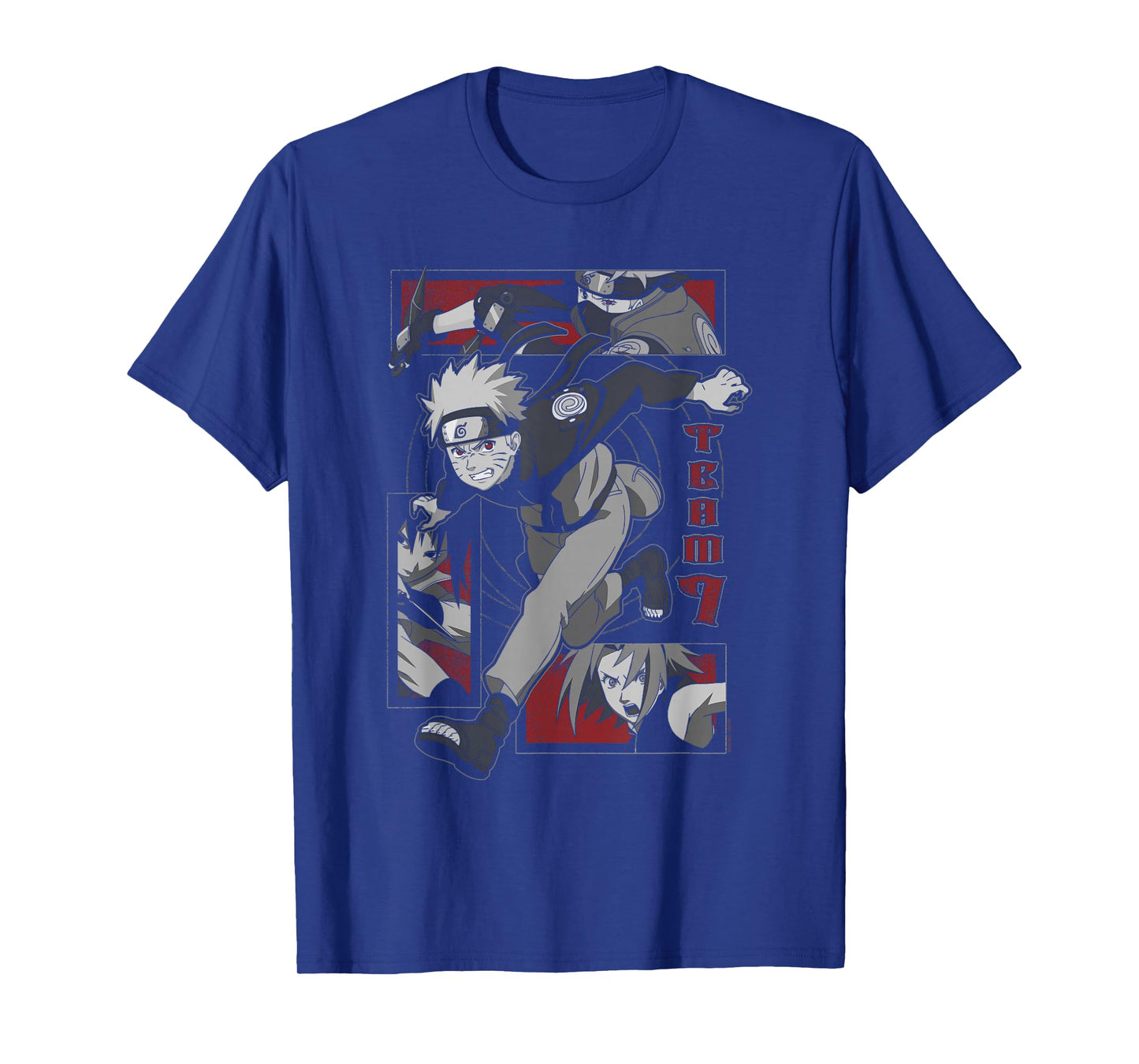 Naruto Shippuden Grunge Team 7 Anime T-Shirt