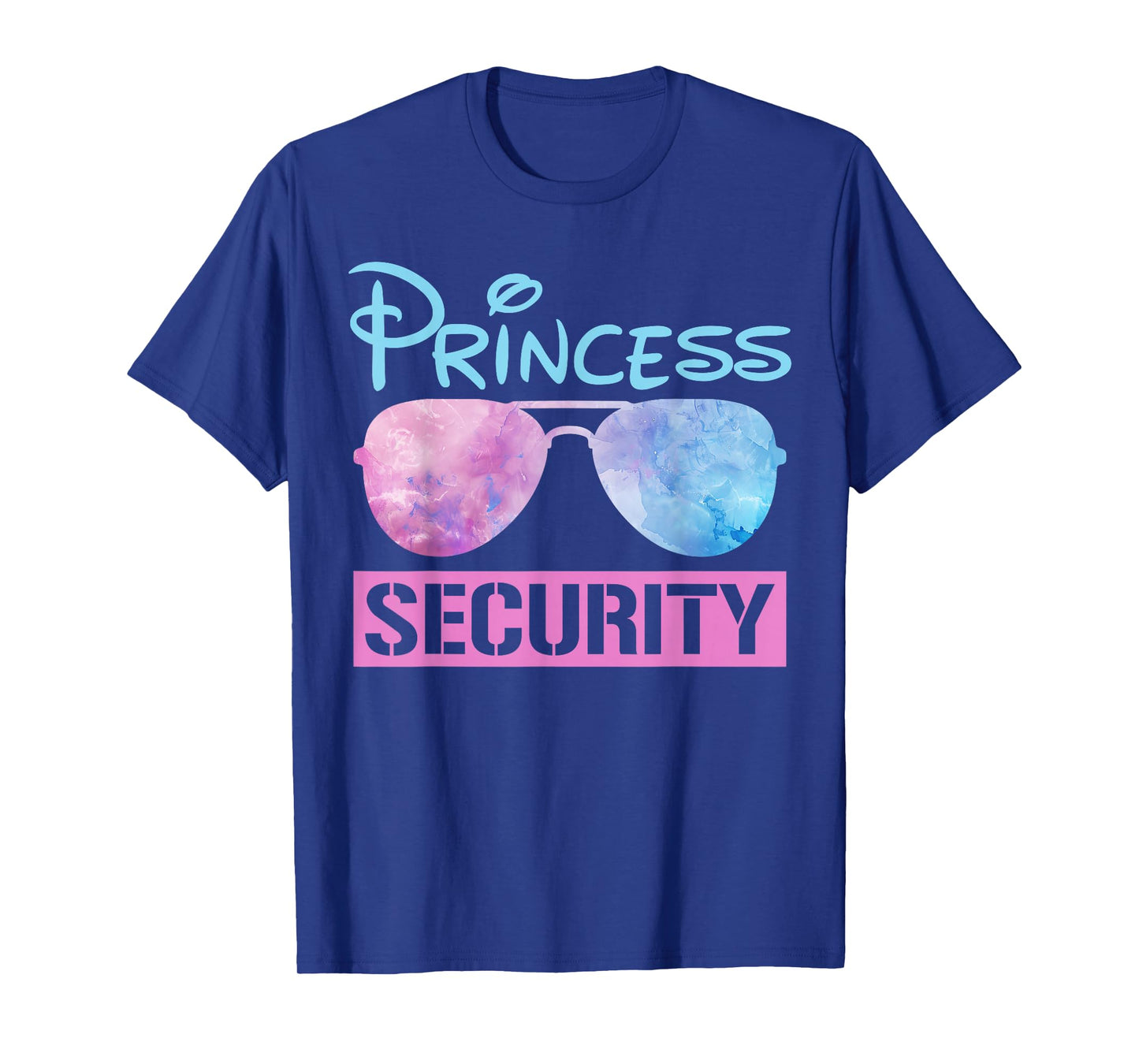Halloween Dad Mom Daughter Adult Costume Princess Security T-Shirt