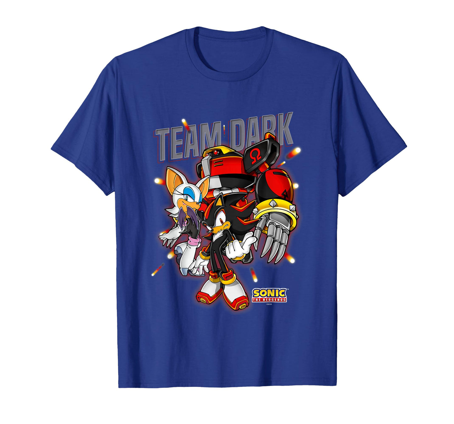 Sonic The Hedgehog Team Dark Omega Rouge & Shadow T-Shirt