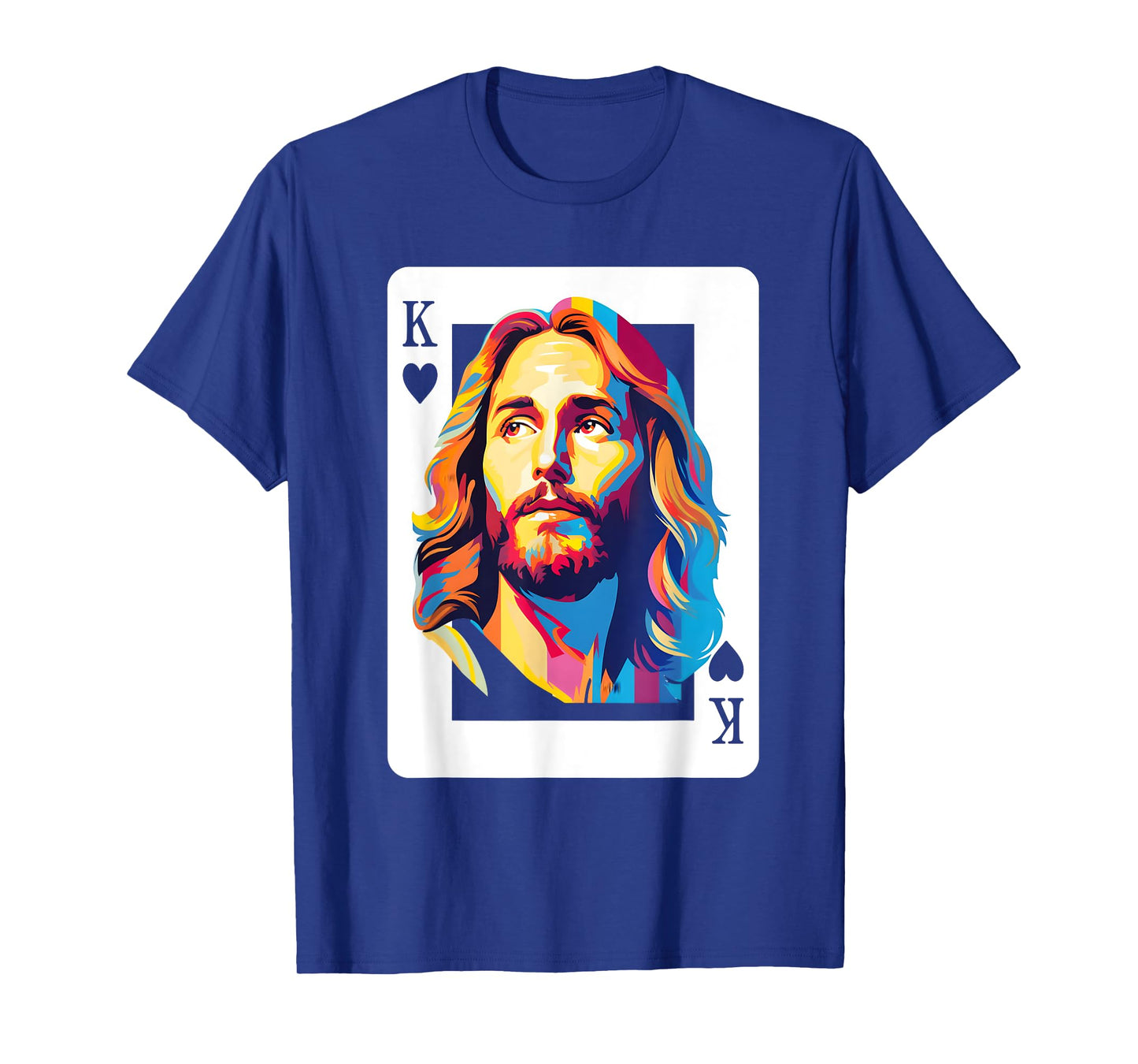 Jesus King Card Christian For Men Women T-Shirt
