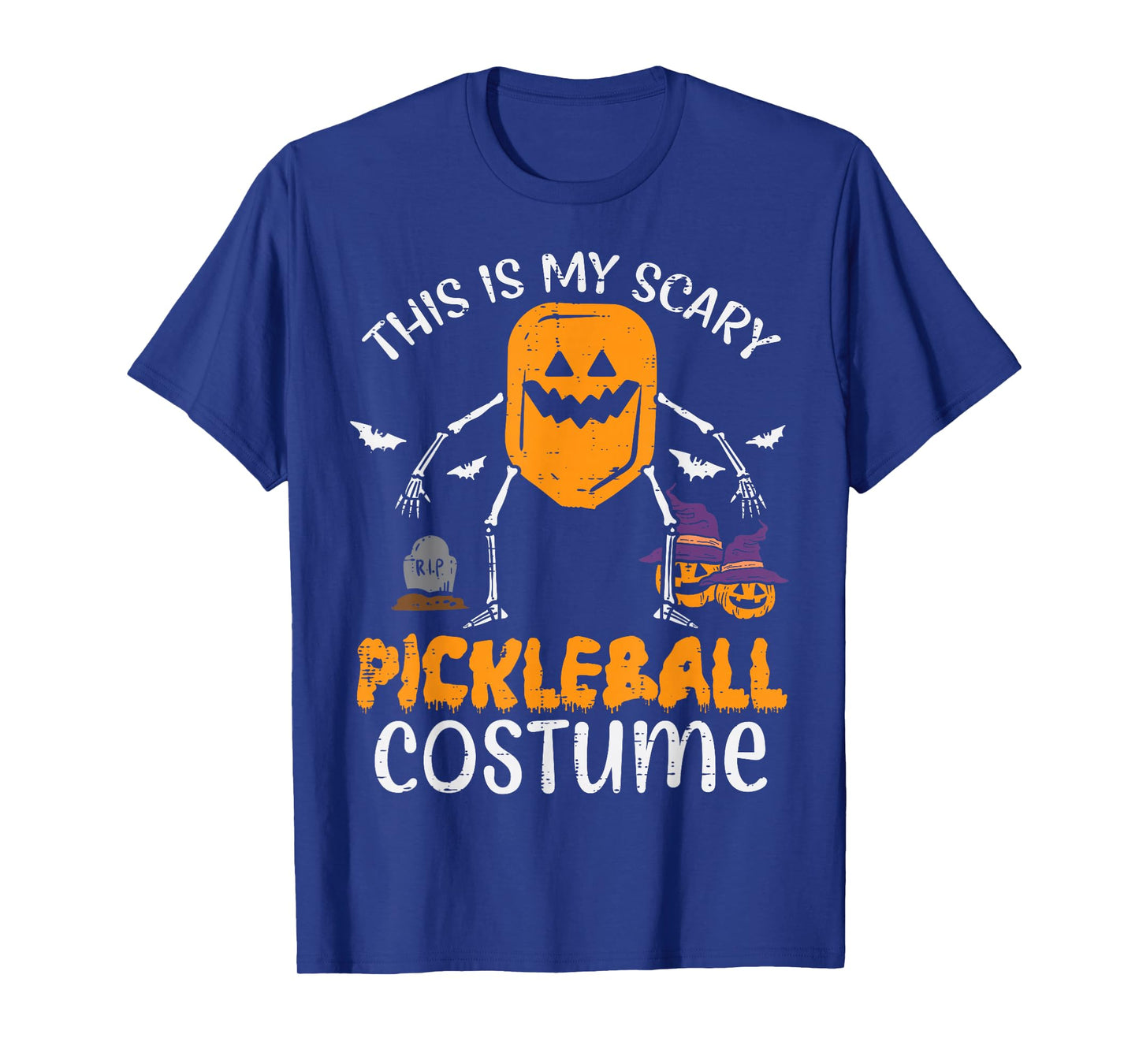 This Is My Scary Pickleball Costume Halloween Men Women Kids T-Shirt