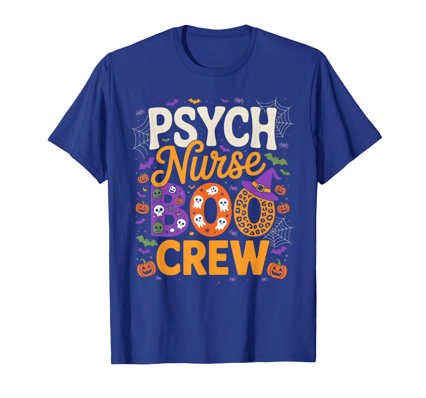 Psych Nurse Boo Crew Halloween Spooky Outfit Hospital Staff T-Shirt