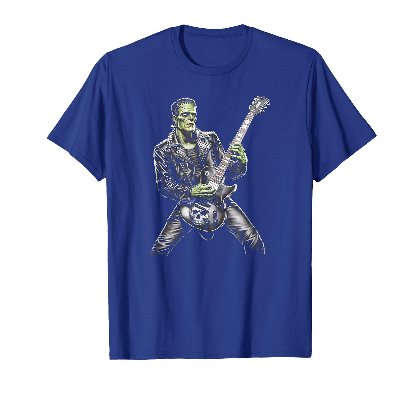 Frankenstein Playing Guitar Player Rock Music Guitarist T-Shirt