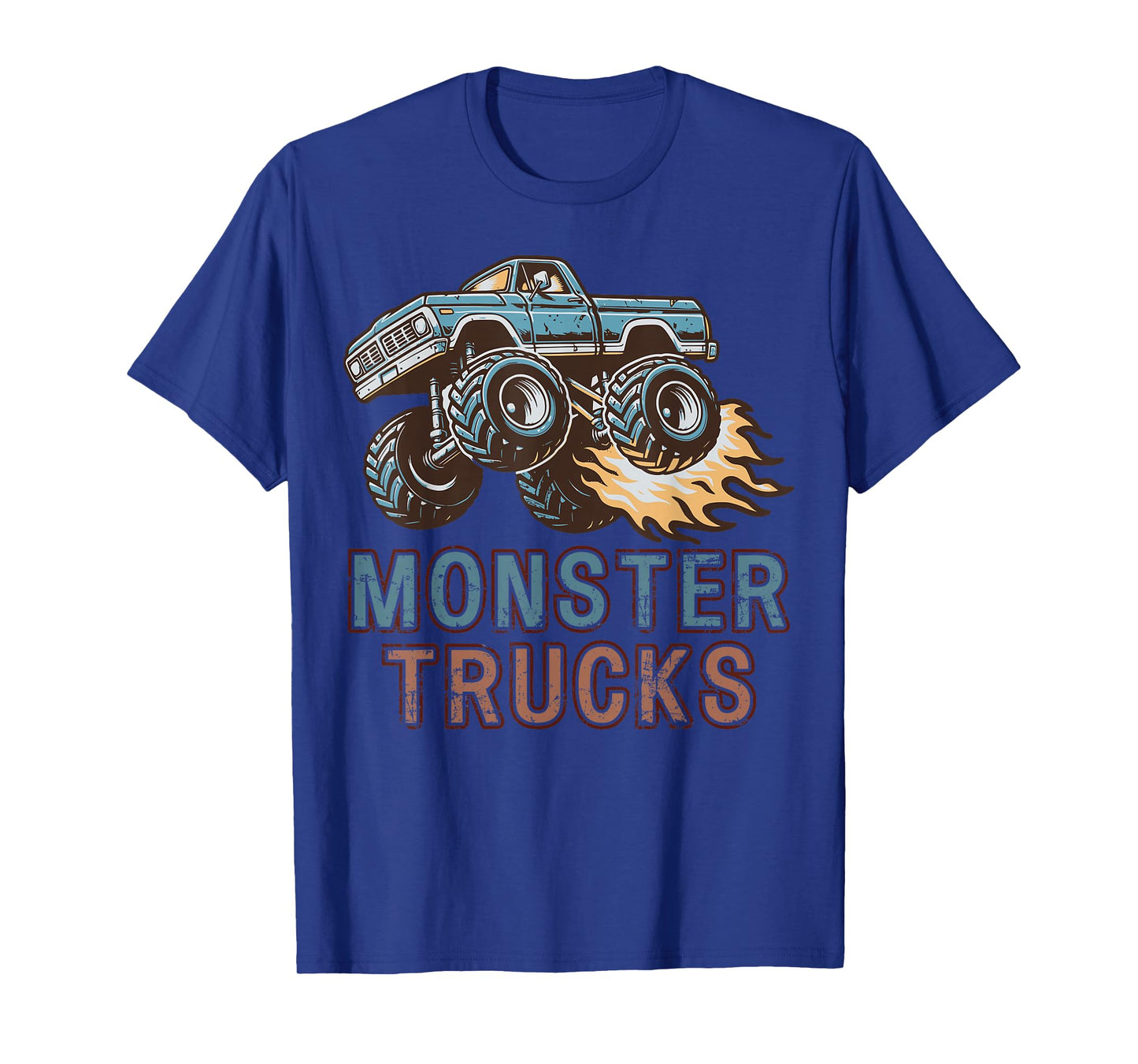 Vintage Monster Truck Party Show Racing Boy's Men's Women's T-Shirt