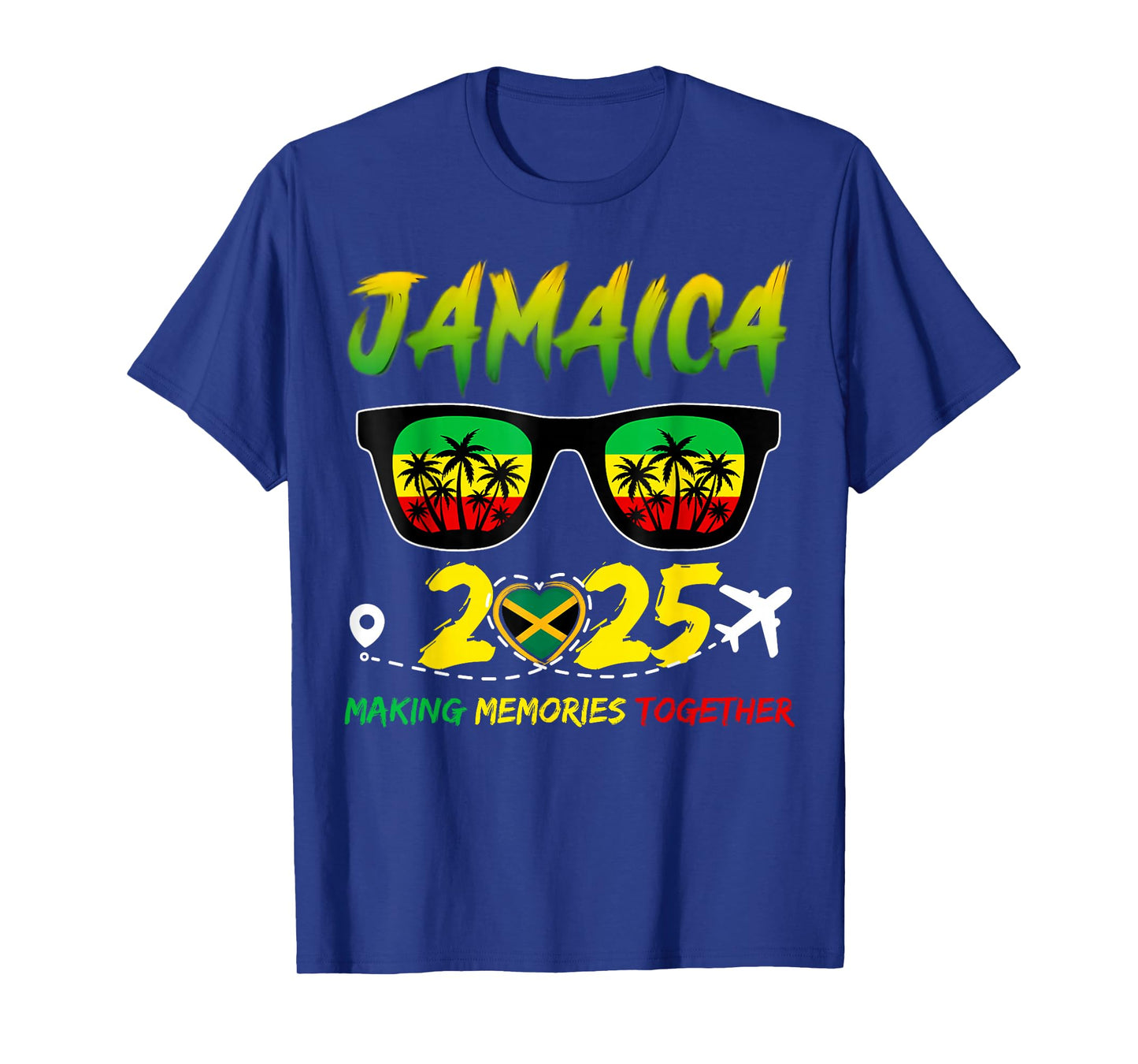 Jamaica Family Reunion 2025 Making Memories Vacation Summer T-Shirt