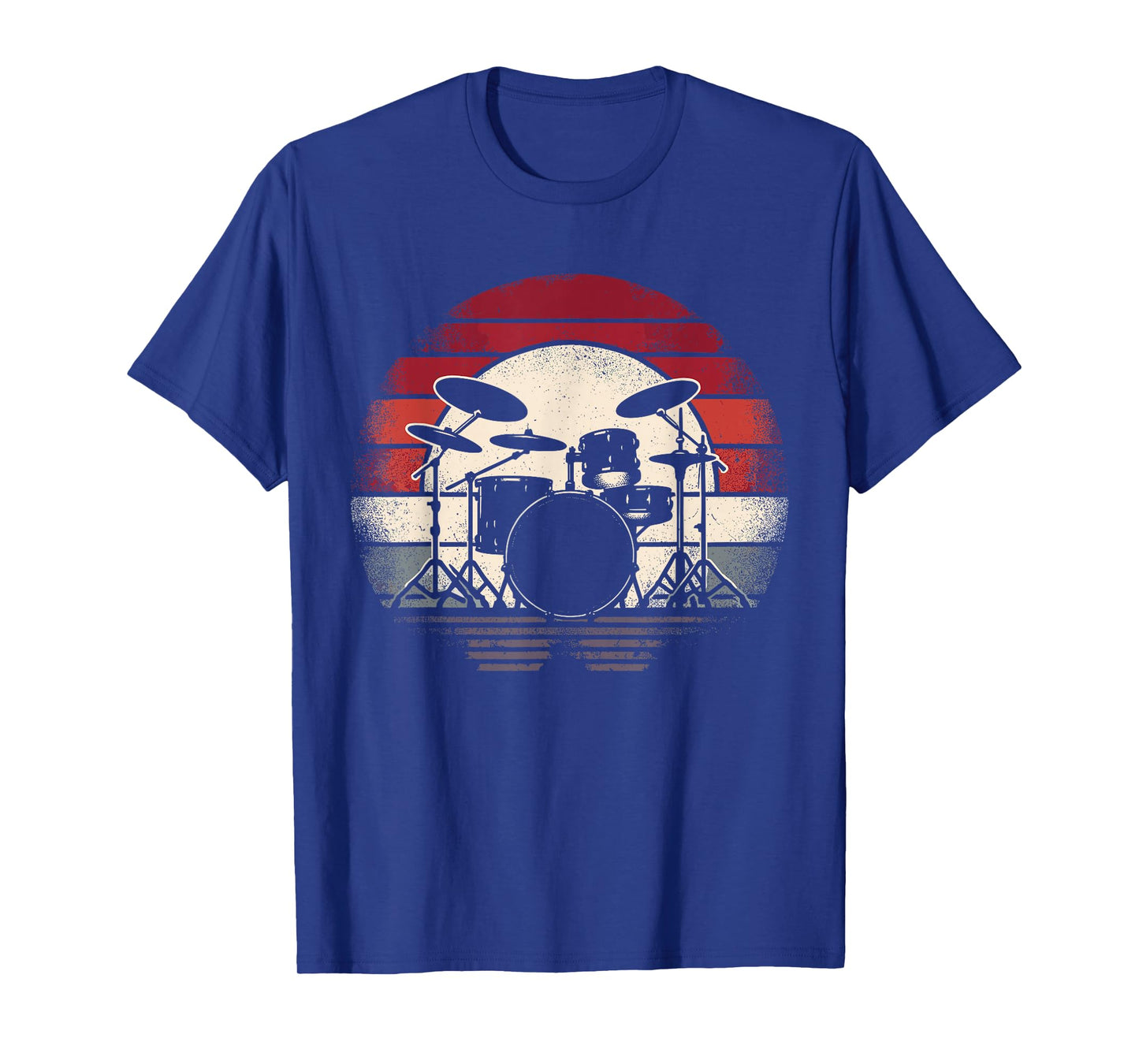 Drums Drummer Band Drumset Retro Vintage Drum T-Shirt