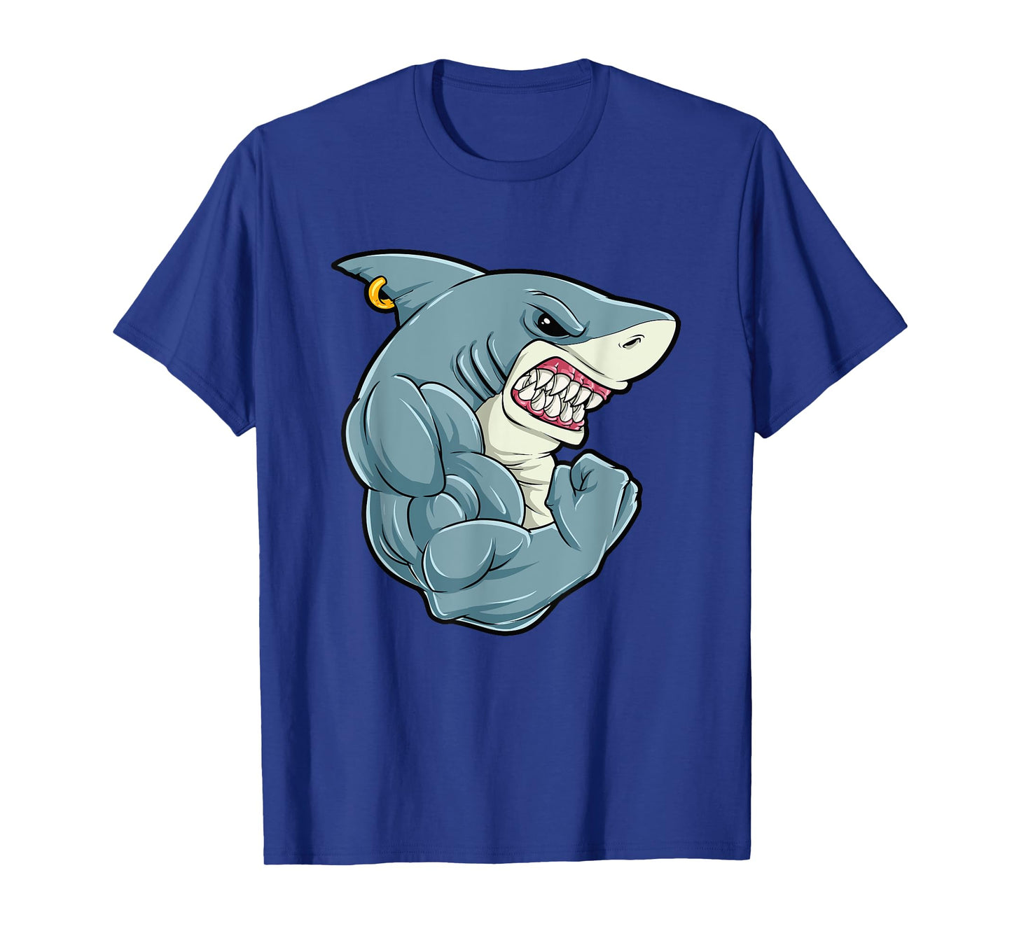 Fitness T-Shirt Shark At The Gym | Training Men Women Kids T-Shirt