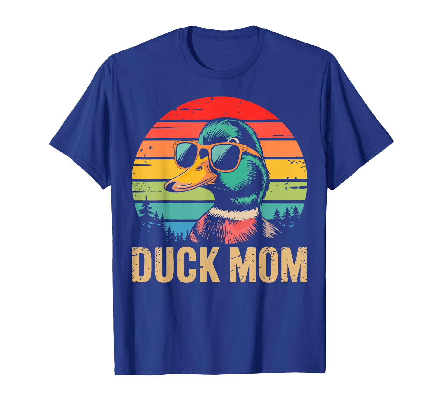Women Vintage Duck Mom Duck Farm Mama Duck Mothers Day T-Shirt