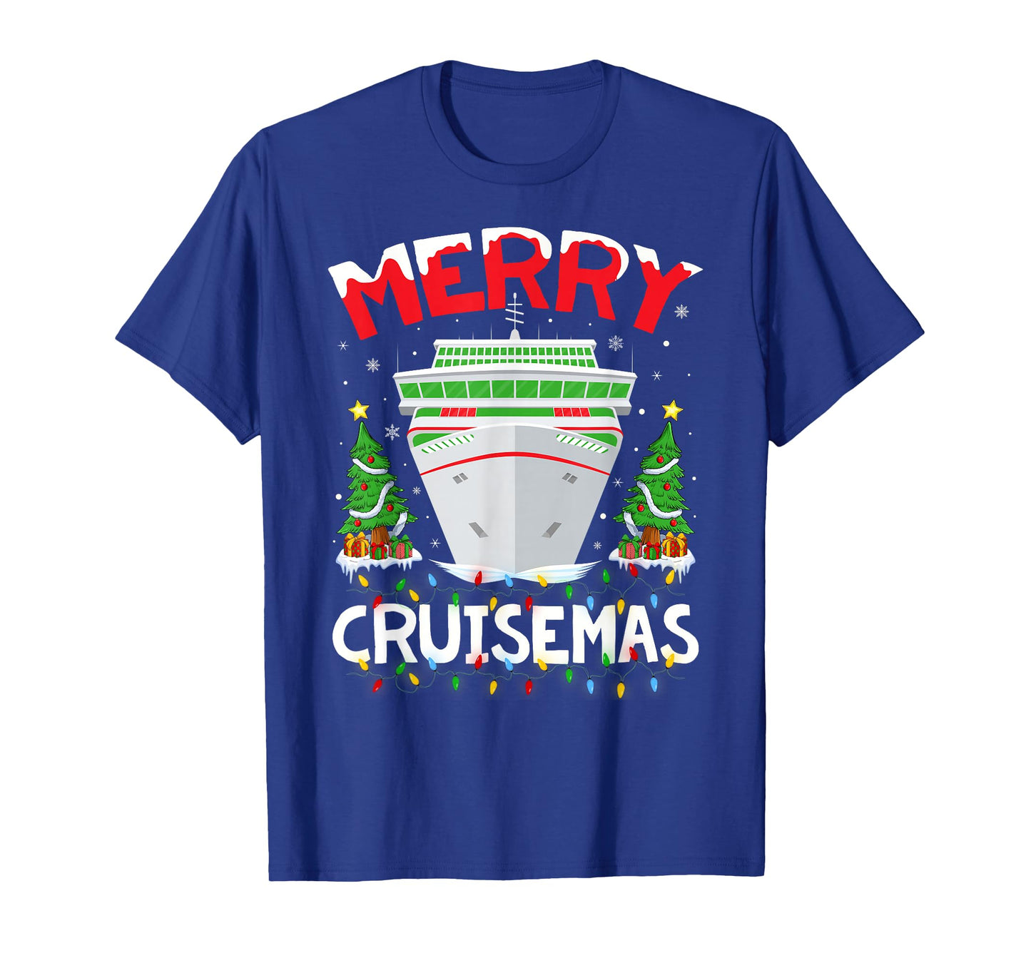 Merry Cruisemas Funny Cruise Ship Family Cruising Christmas T-Shirt