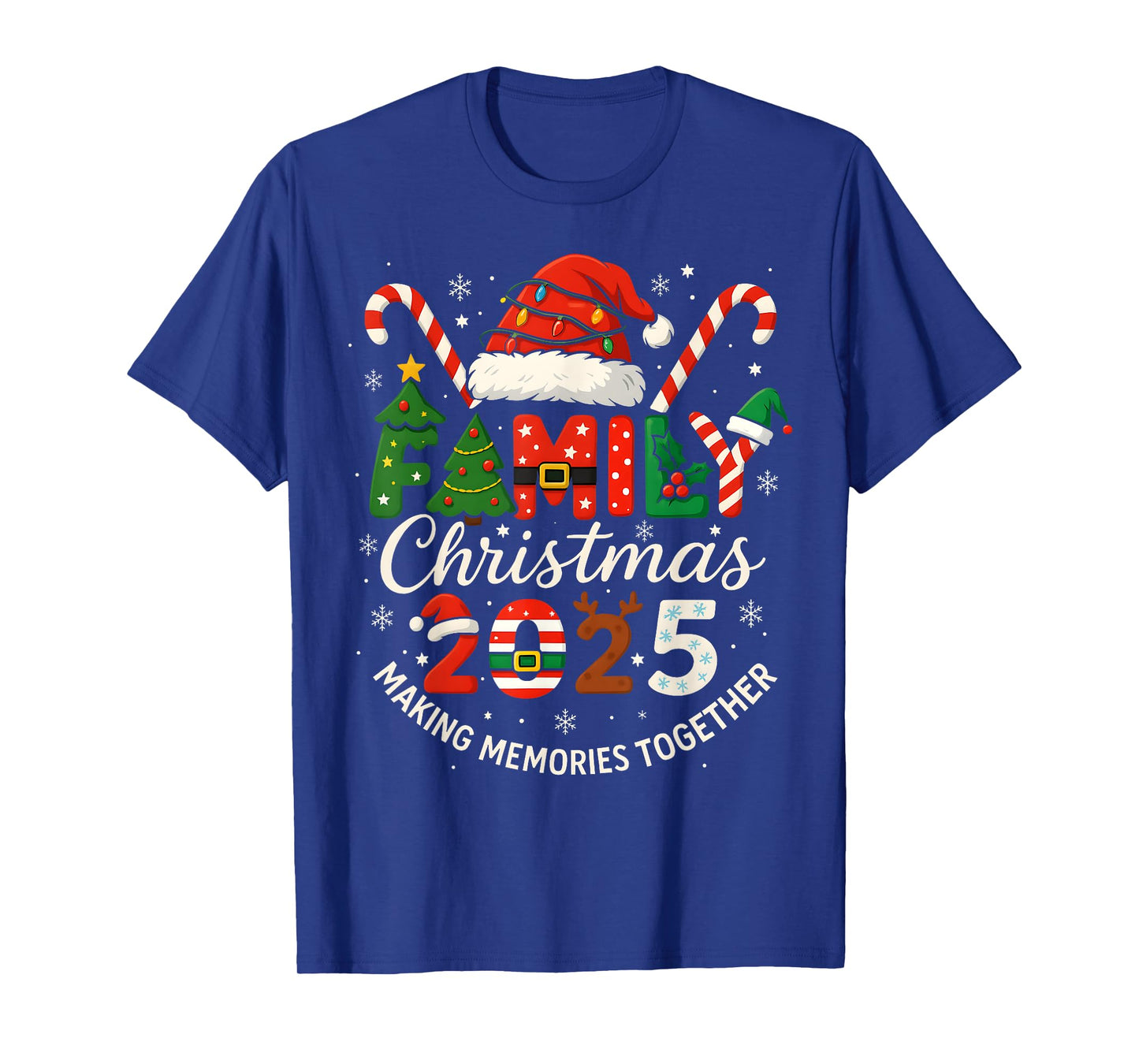 Family Christmas 2025 Matching Xmas Outfit Making Memories T-Shirt