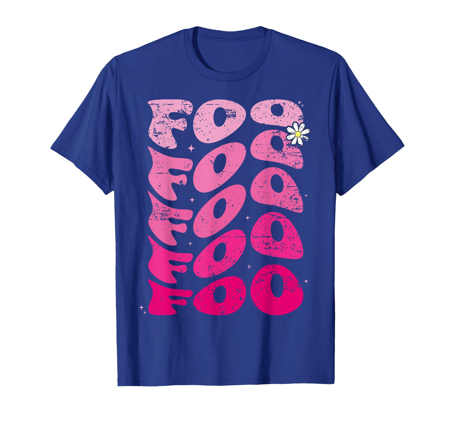 Foo First Name I Love Foo Girl Groovy 80's Vintage T-Shirt
