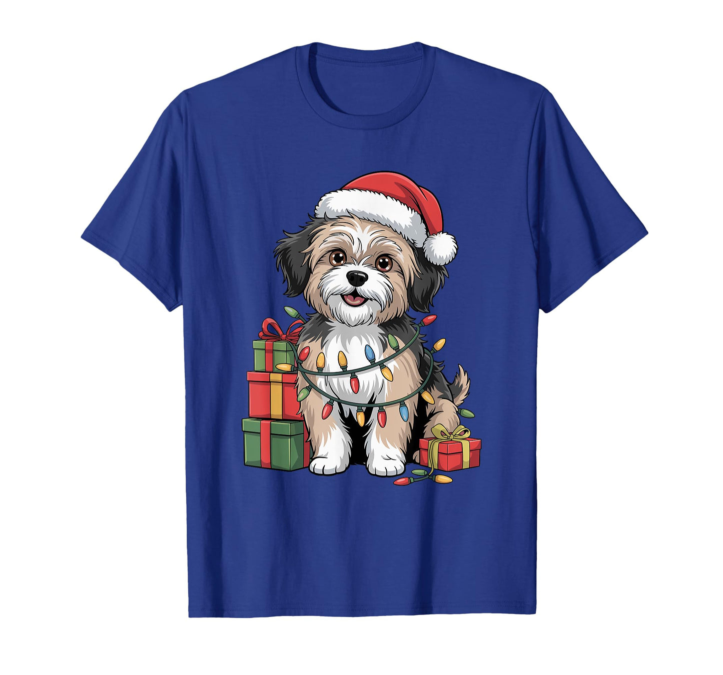 Cute Havanese Christmas Xmas Design Funny Dog Lover Holiday T-Shirt