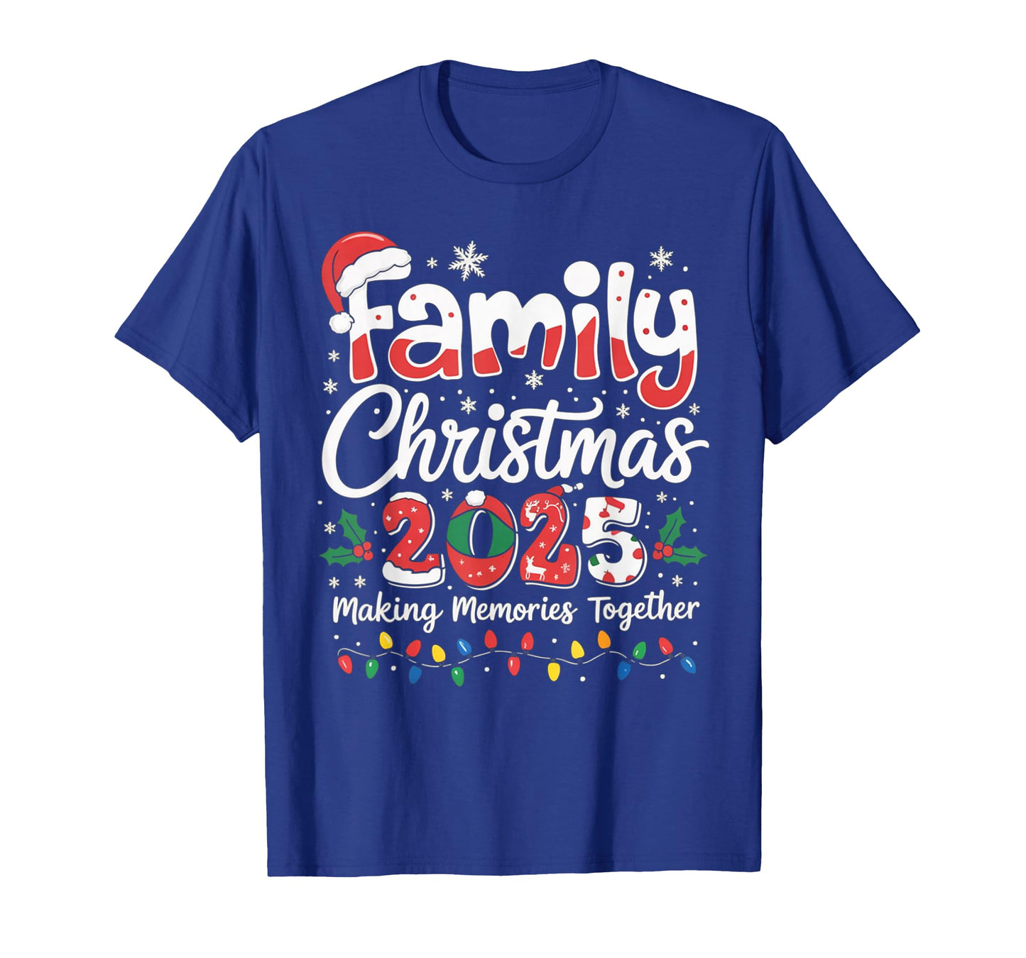 Family Christmas 2025 Matching Outfit Xmas Squad Santa Gifts T-Shirt