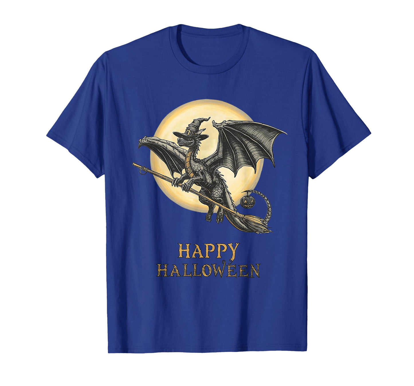 Funny Dragon Witch Candy Spooky Ghost Halloween Costume T-Shirt