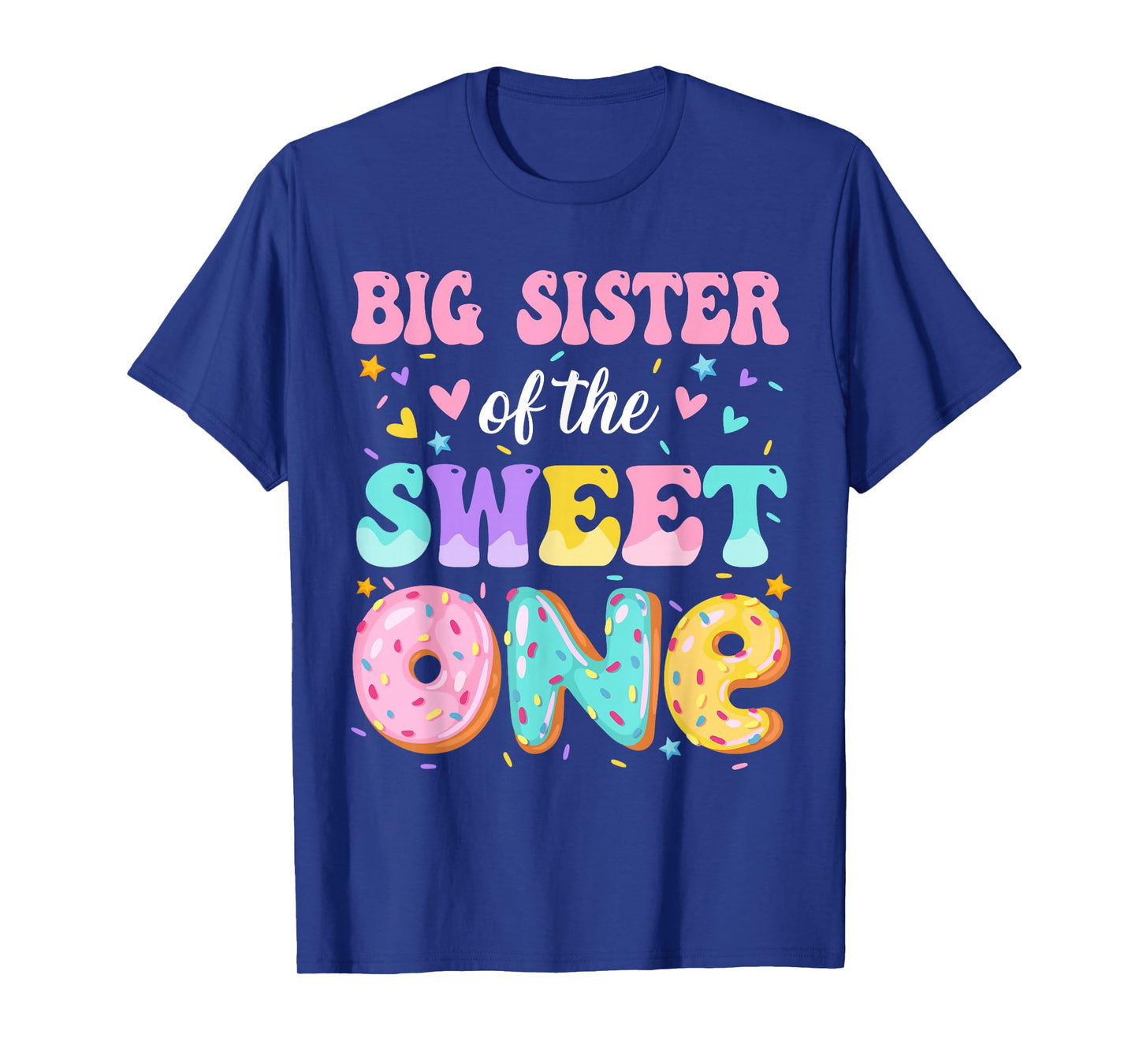 Big Sister Of The Sweet One 1st Birthday Donut Bday Party T-Shirt