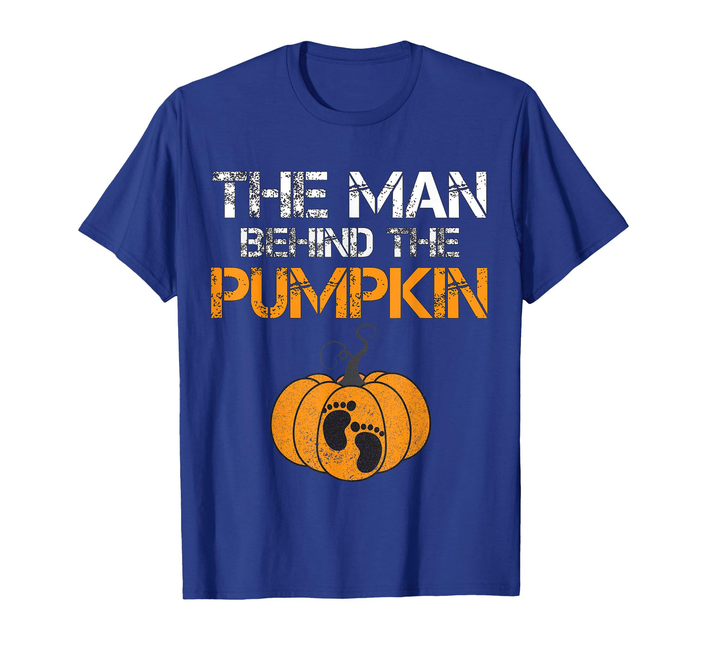 The Man Behind The Pumpkin Dad Soon Halloween Pregnancy T-Shirt