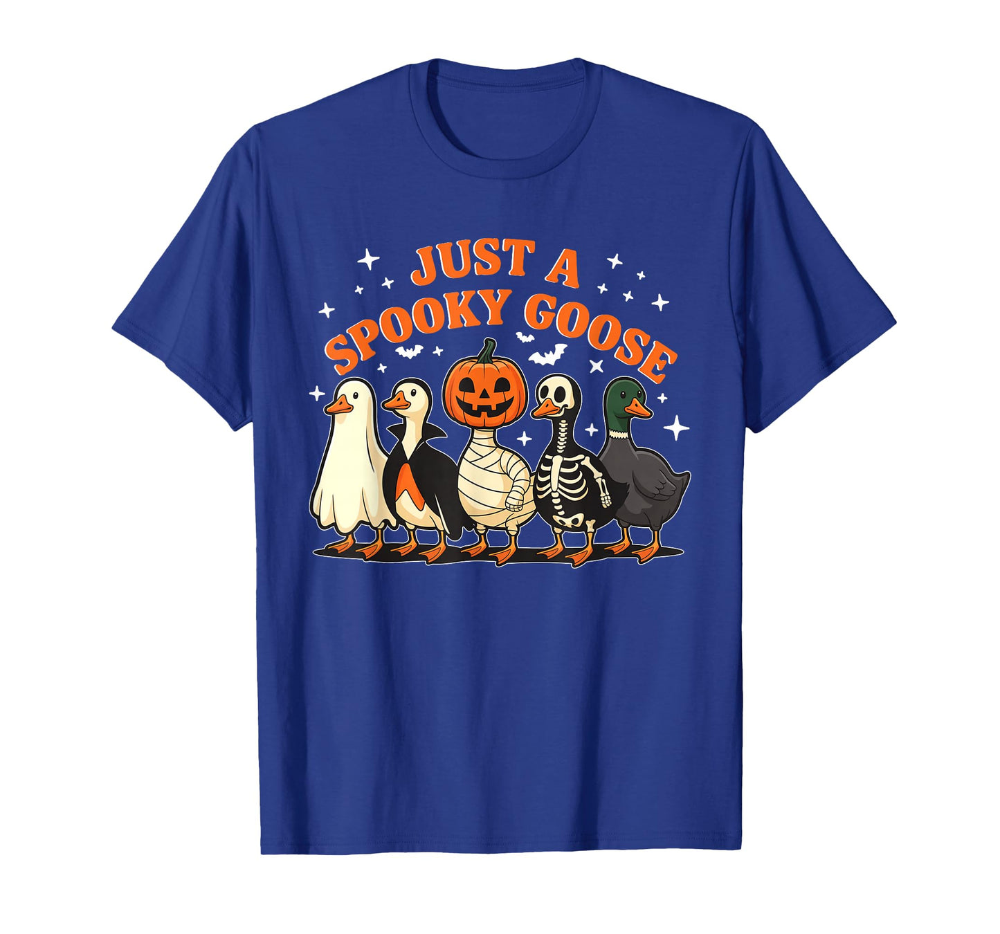 Just A Spooky Goose Halloween Silly Goose Funny Halloween T-Shirt