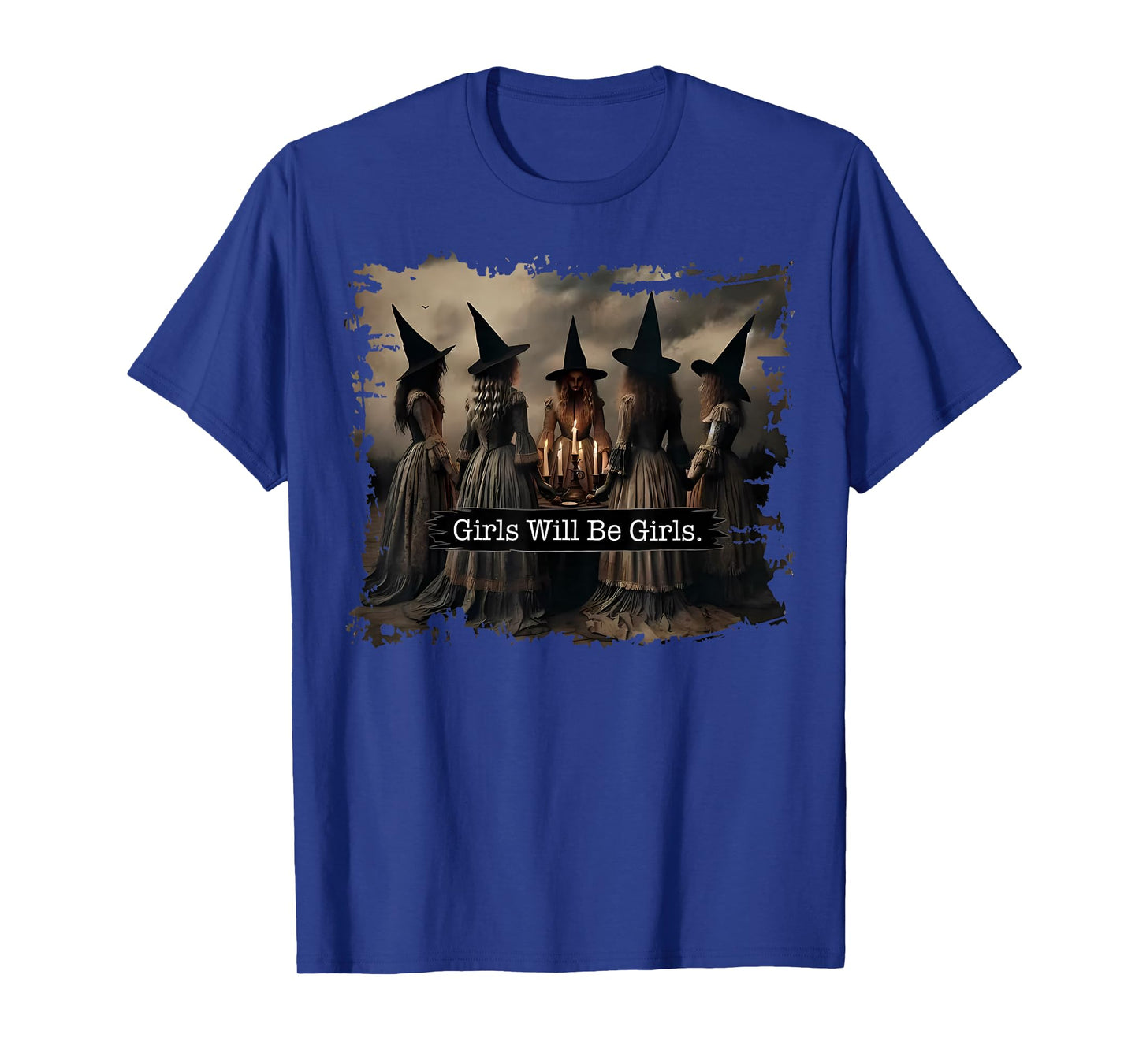 Halloween Spooky Witch Girl Will Be Girls Feminist Women T-Shirt