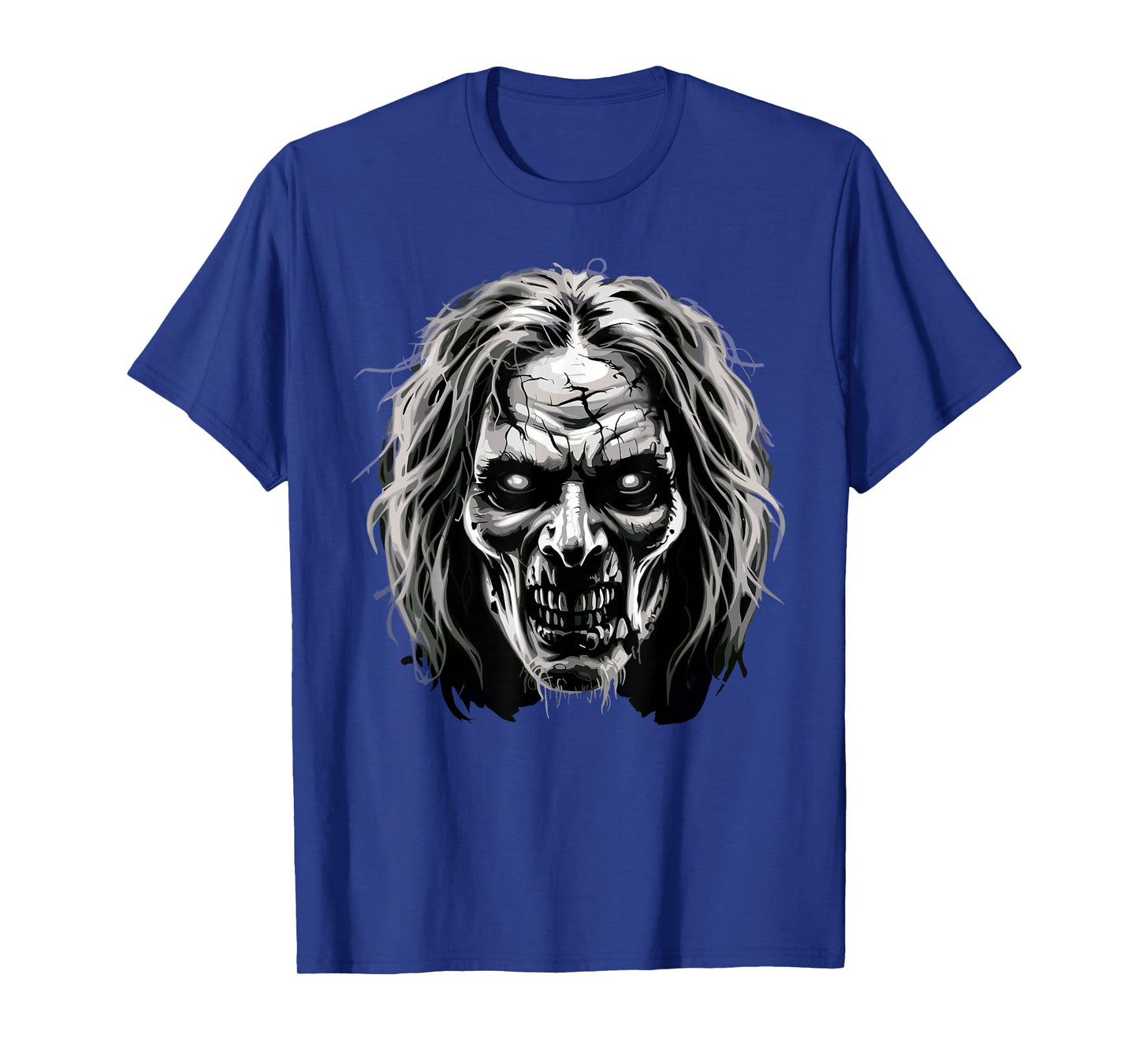 Witch Face Scary Creepy Horror Monster Halloween Costume T-Shirt