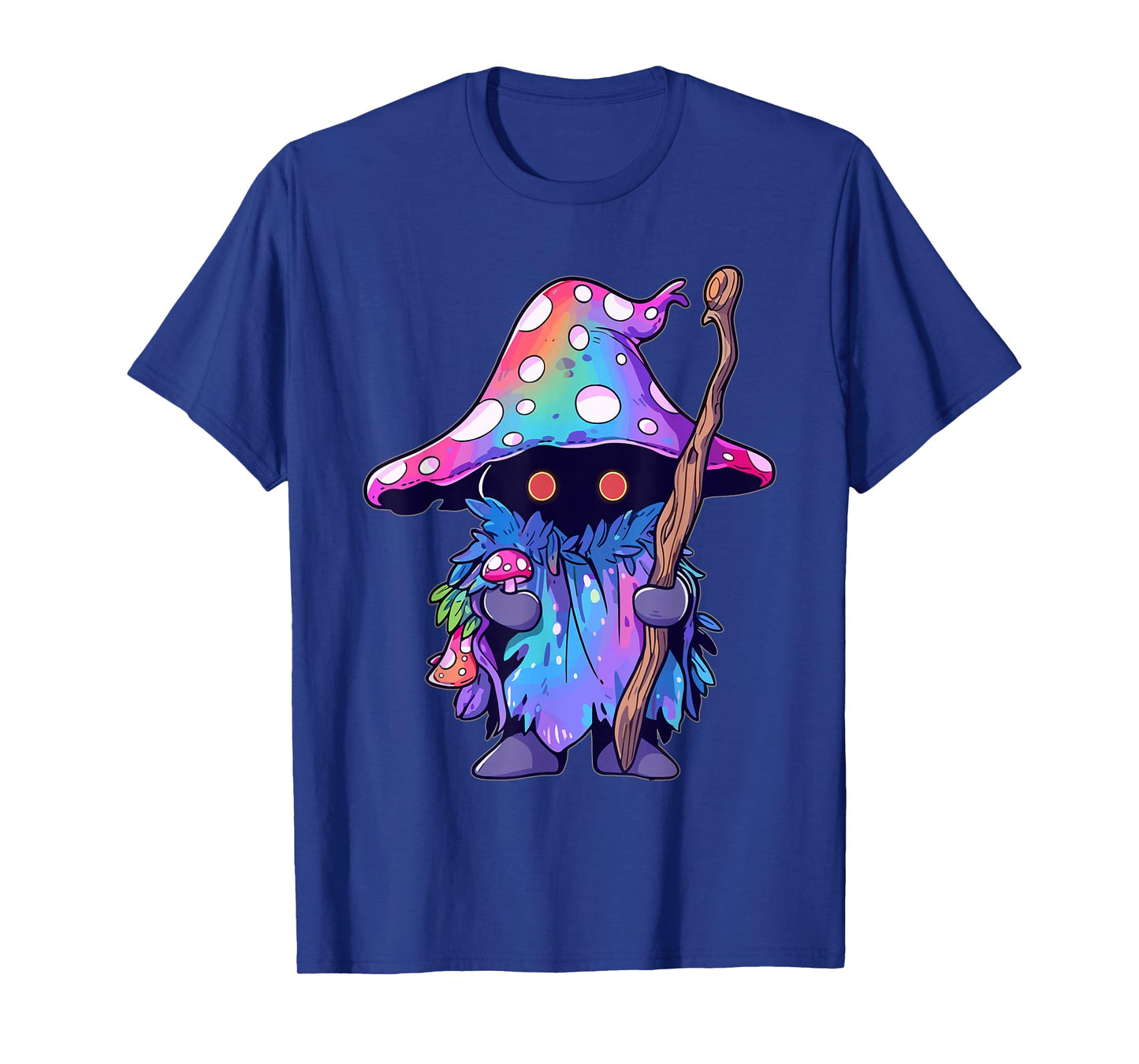 EDM DJ Festival Outfit Men & Women Unisex-Adults Psychedelic Festival Trippy Wizard EDM Rave T-Shirt Black Small Short Sleeve T-Shirt