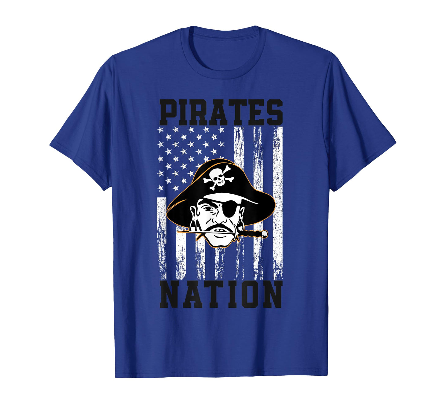 Wheelersburg Pirates Logo Nation HS T-Shirt