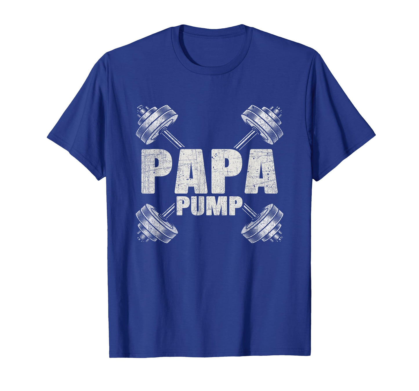 Papa Pump Funny Fathers Day Workout Dad T-Shirt