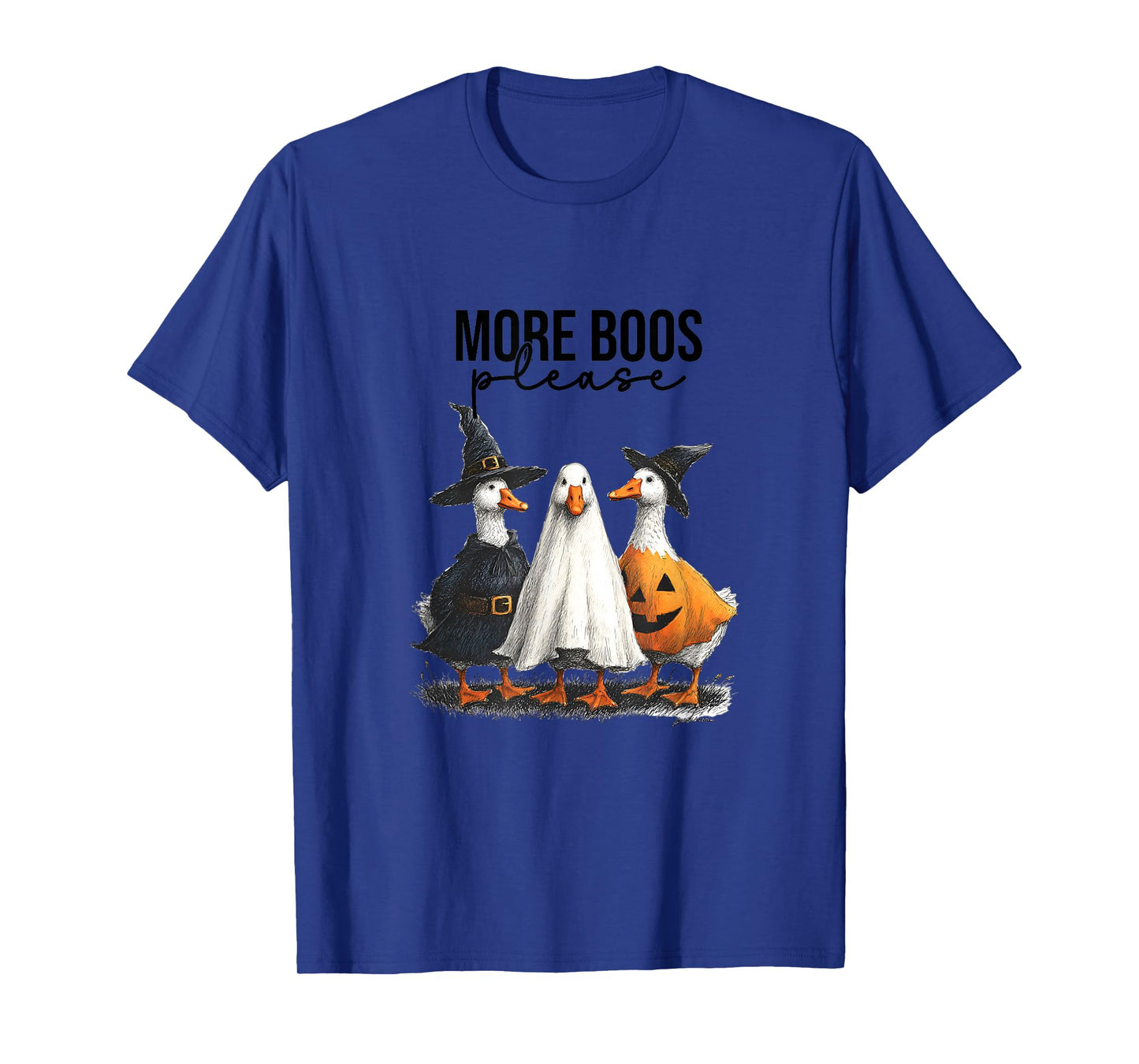 Funny Halloween Goose, Witch Ghost Cute Pet Costume T-Shirt
