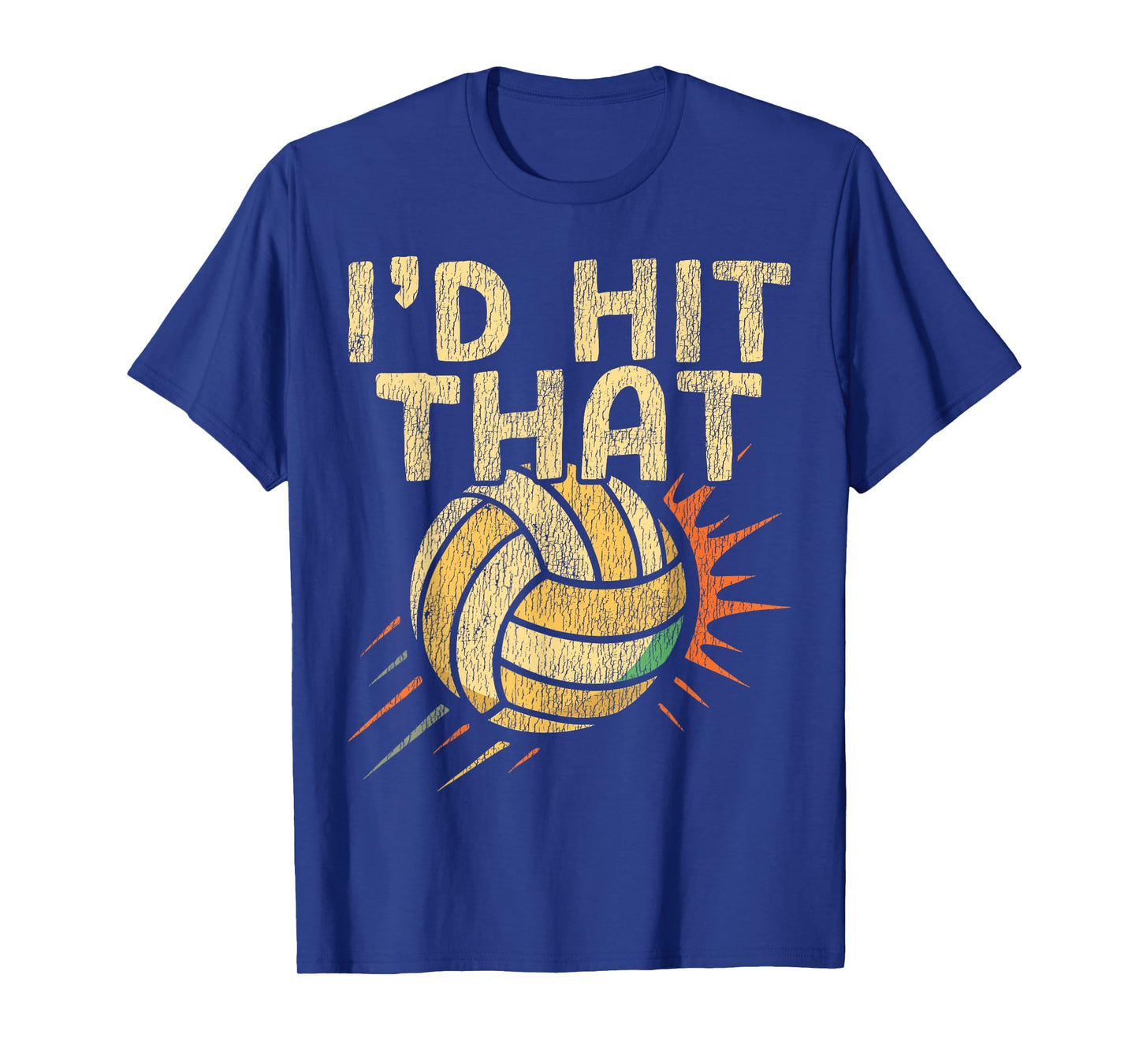 Volleyball Player Team Vintage Retro I'd Hit That T-Shirt