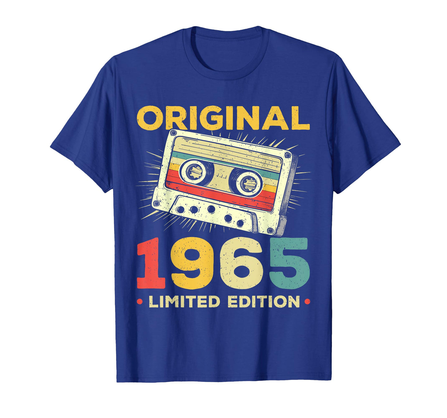 60 Years Old Gifts Vintage Born In 1965 Retro 60th Birthday T-Shirt