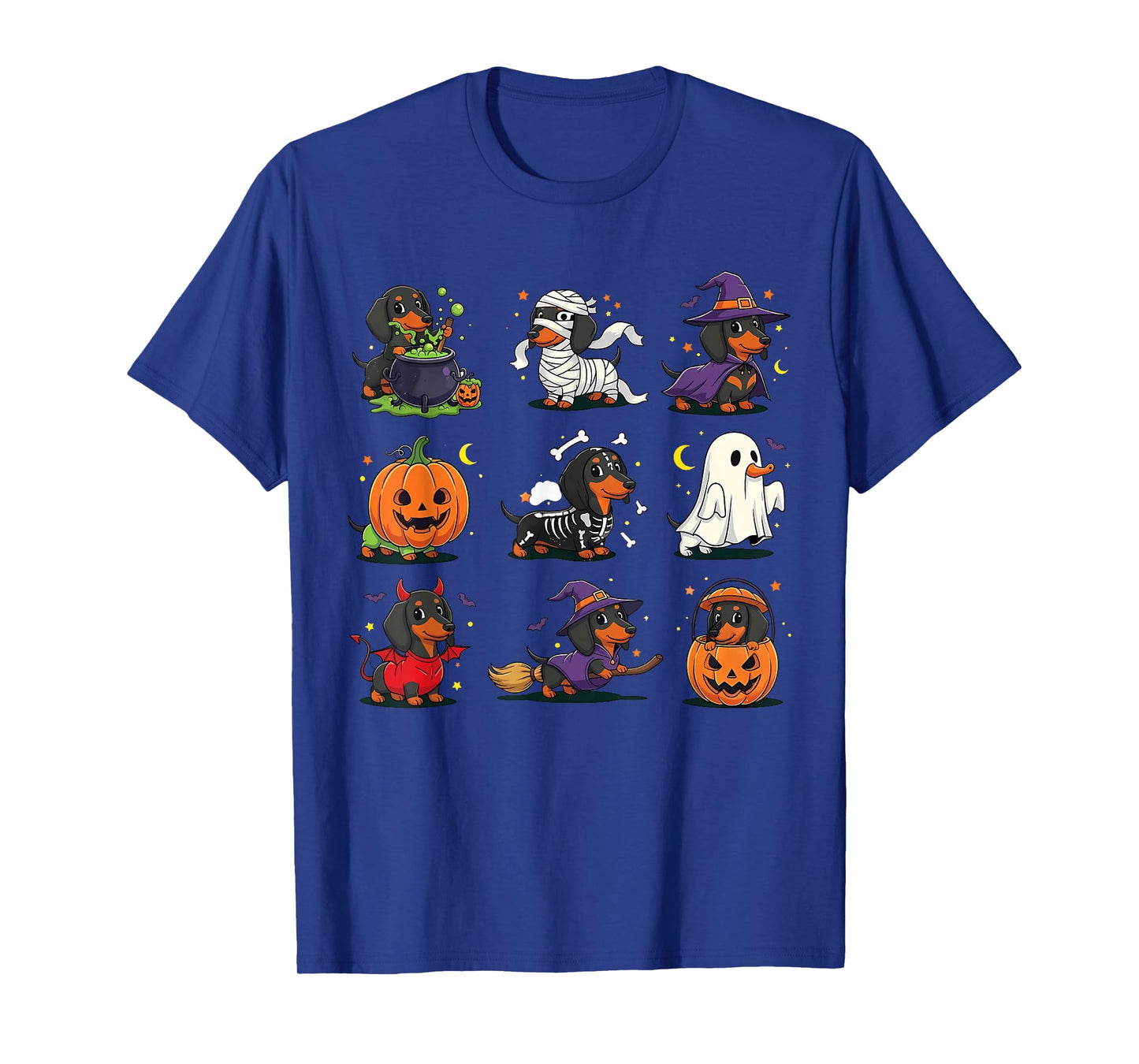 Dachshund Happy Halloweiner Funny Halloween Dogs Lover T-Shirt