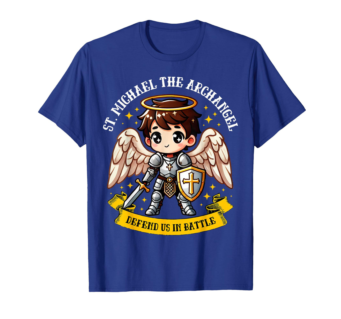Saint Michael the Archangel Catholic Archangel Pray for kids T-Shirt