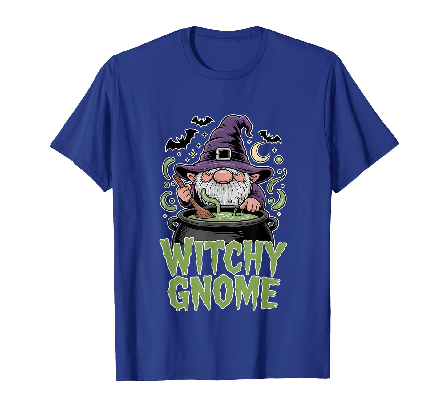 Witchy Gnome Halloween Wizard Magic Potion Spooky Cute Witch T-Shirt