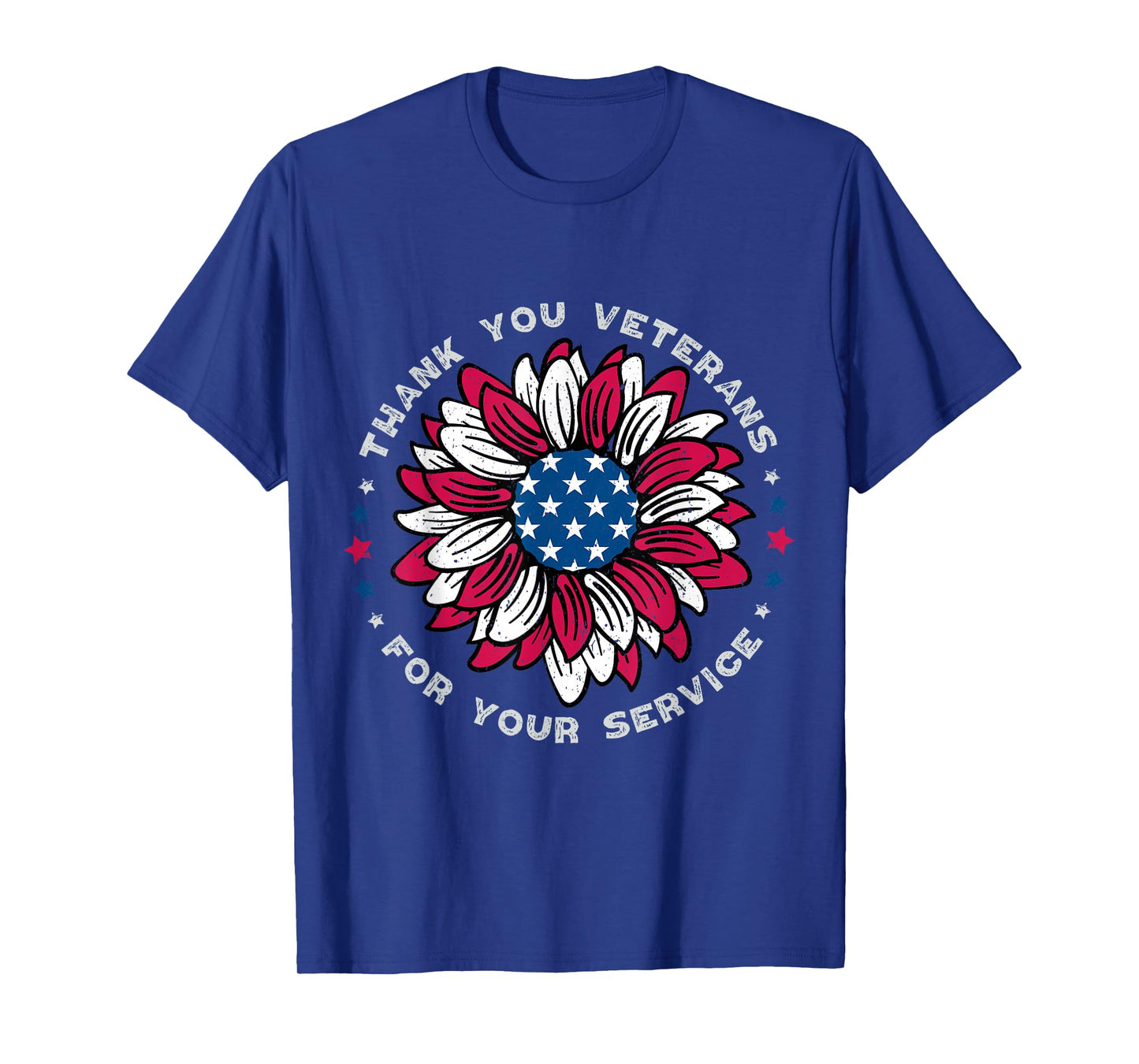 Thank You Veterans Sunflower, Military Veterans Day Tribute T-Shirt