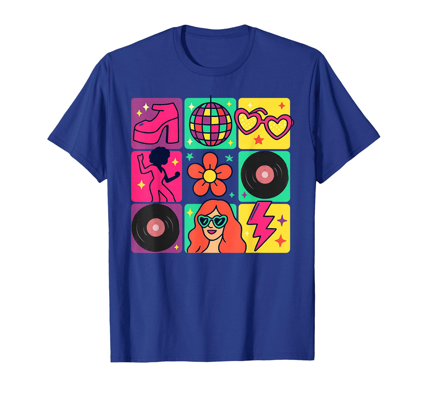 Disco Queen 80's Retro Vintage Dancing Costume Women Girls T-Shirt