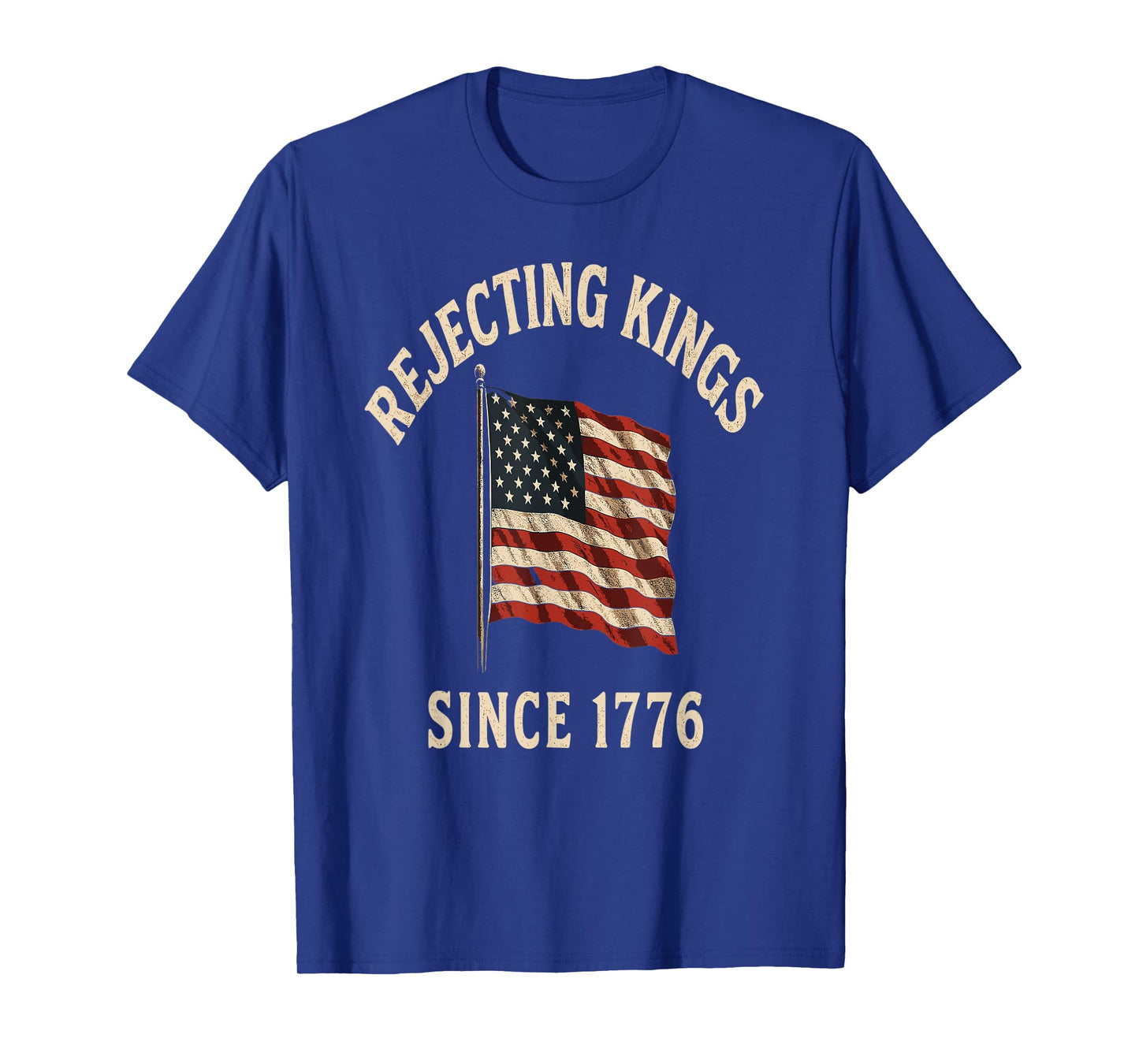 No Kings Vintage Patriotic Freedom Liberty Usa Liberty T-Shirt