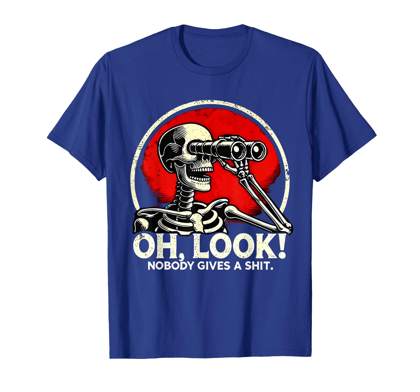 Vintage Oh Look Nobody Gives A Shirt Skeleton Gen X Est.1974 T-Shirt