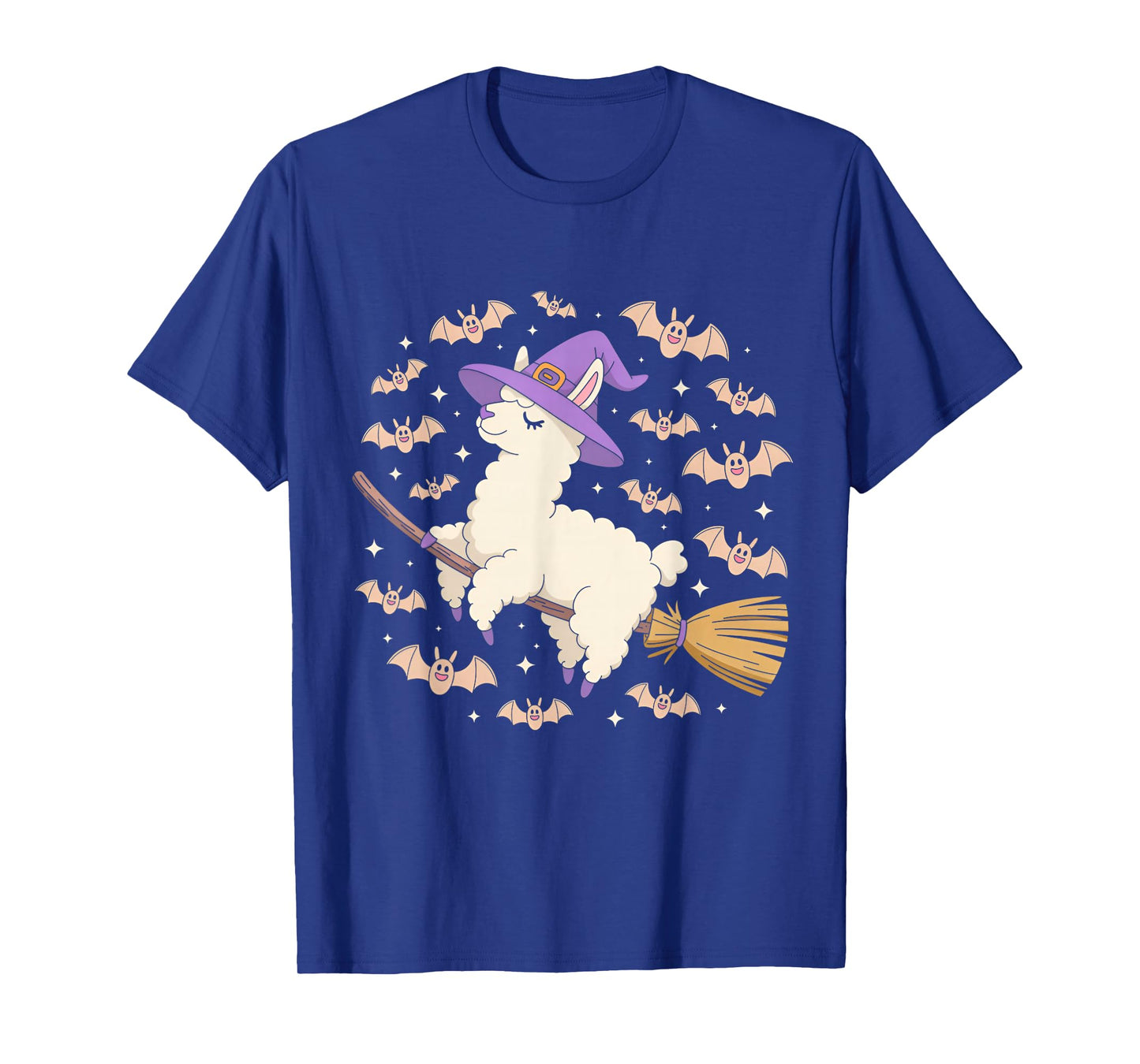 Funny Witch Llama Lovers Spooky Halloween Costume T-Shirt