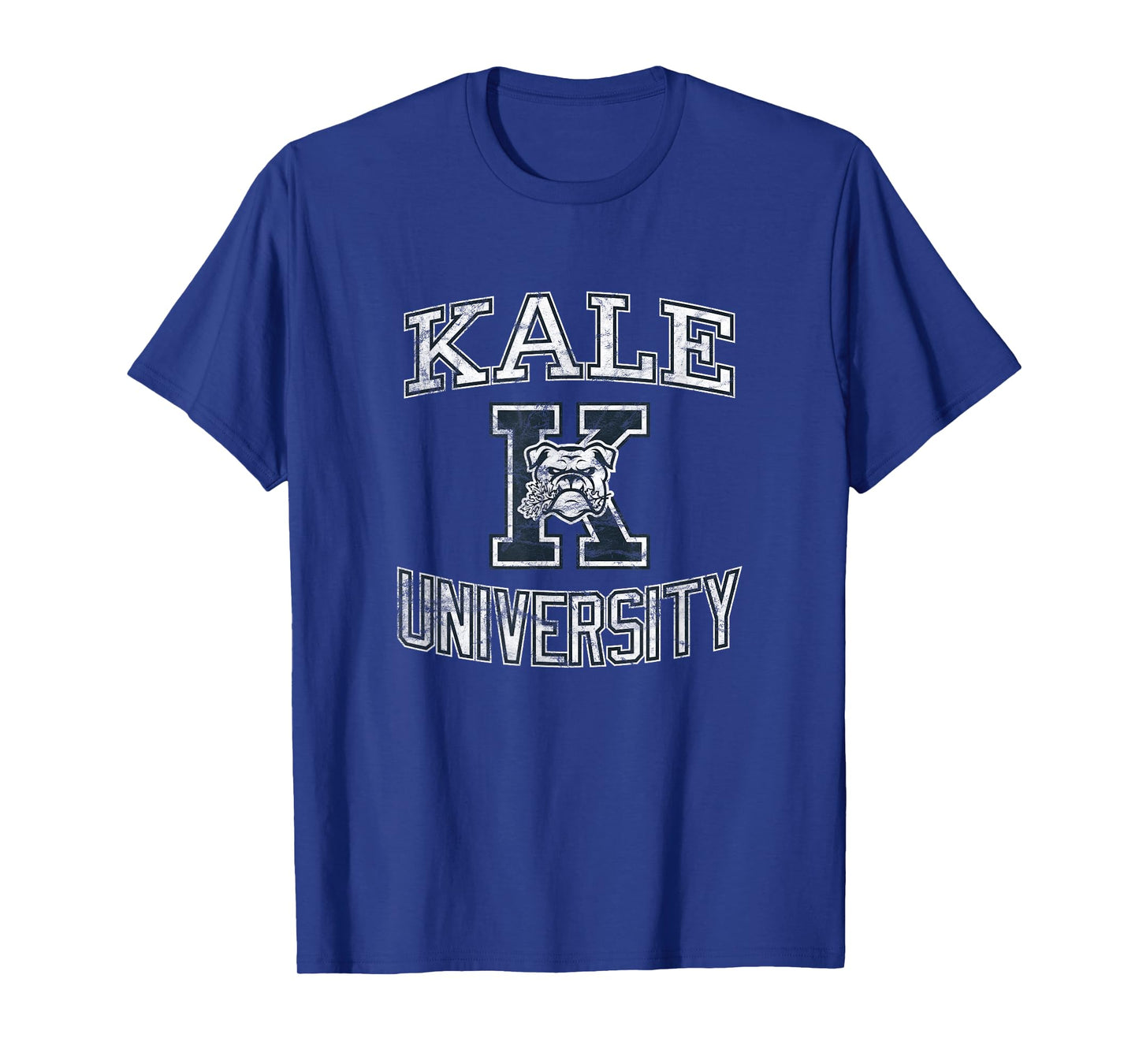 Funny Vintage KALE University T-Shirt - Vegetarians & Vegans T-Shirt
