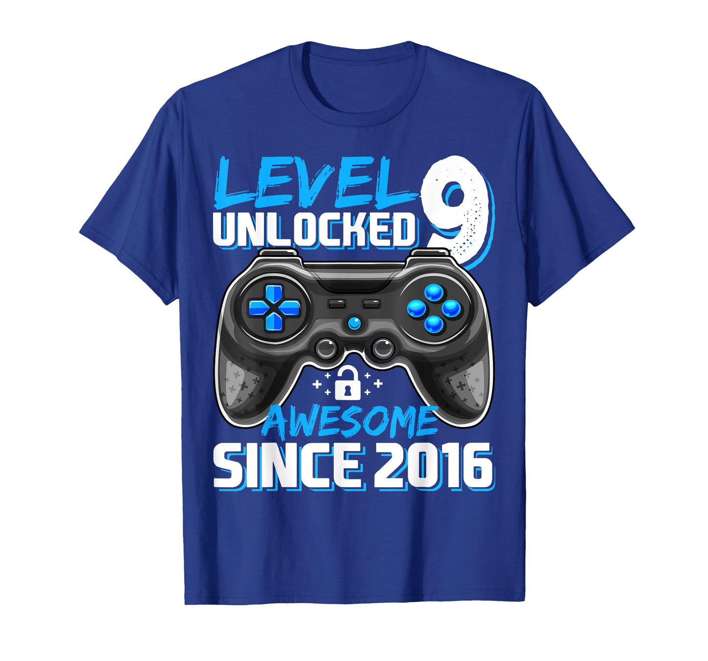 9th Birthday Boy Level 9 Gamer 9 Year Video Game Party T-Shirt