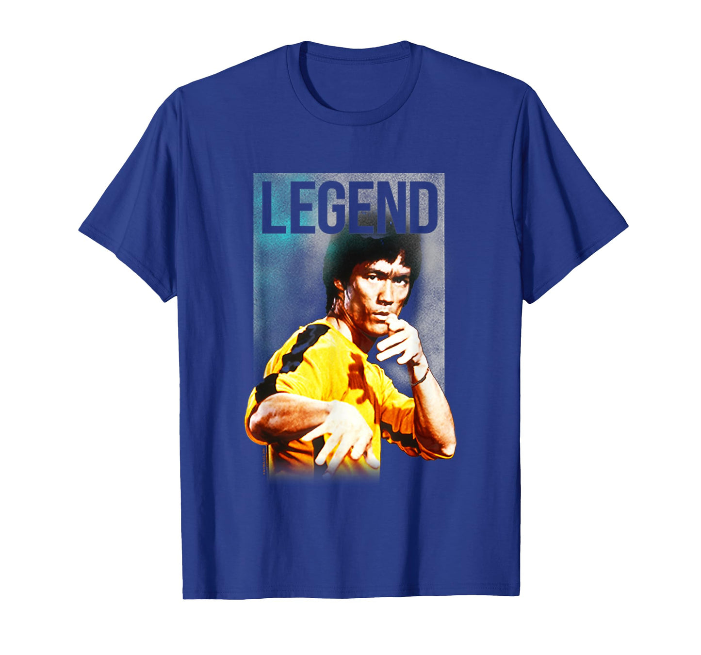 Bruce Lee Legend Iconic Yellow Jumpsuit Vintage Poster T-Shirt