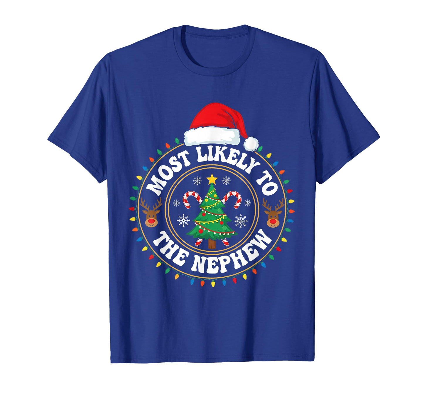 Most Likely to Spoil The Nephew Christmas Party Family T-Shirt