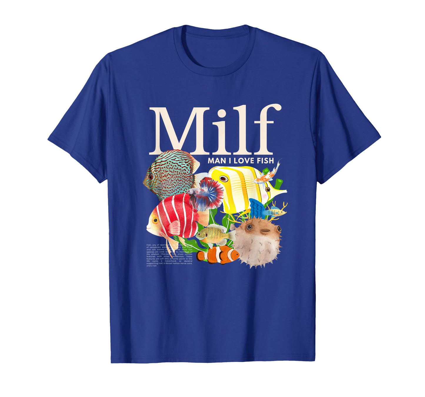 MILF Man I Love Fish Funny Fisherman Humor Nature T-Shirt